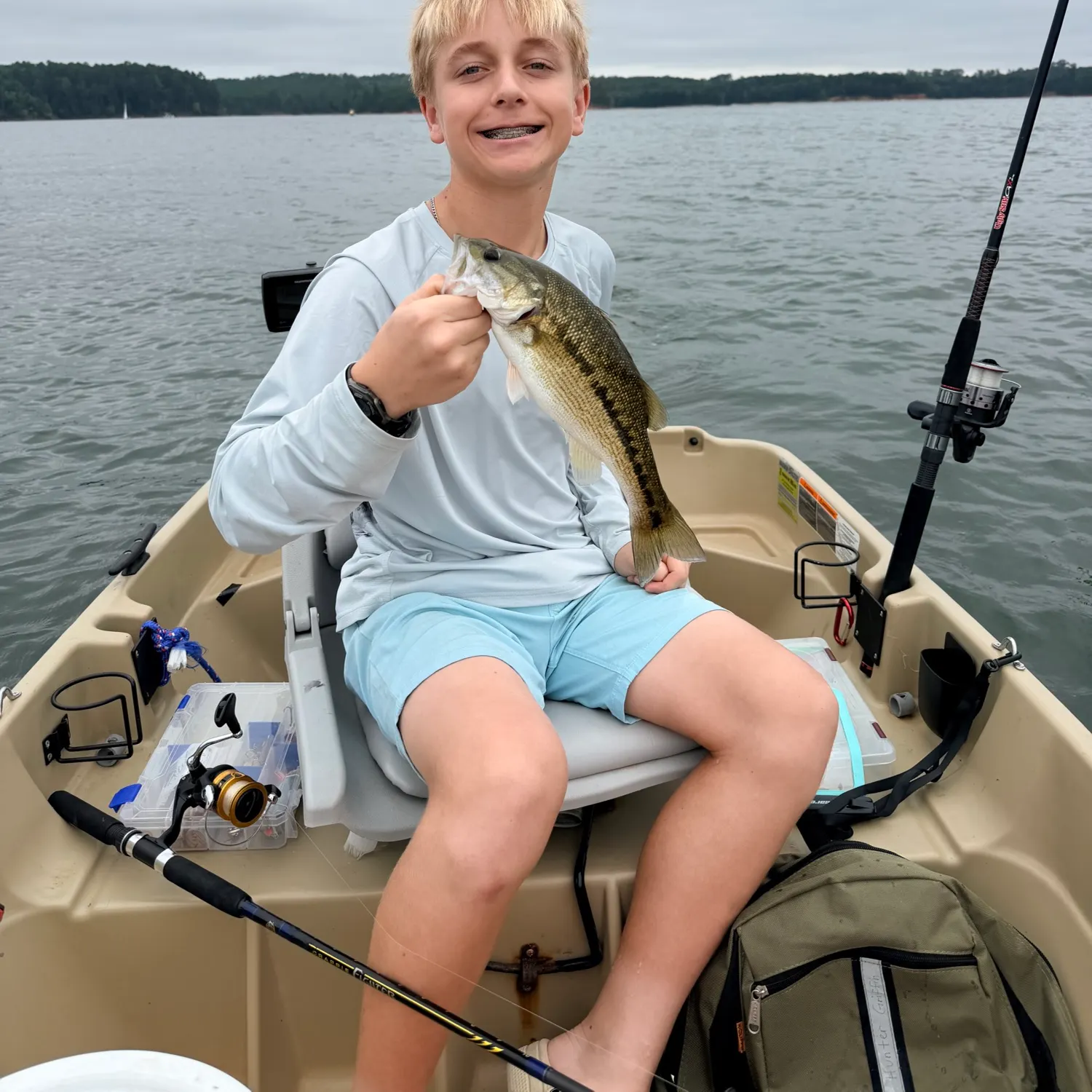 Spotted bass caught on Fishbrain
