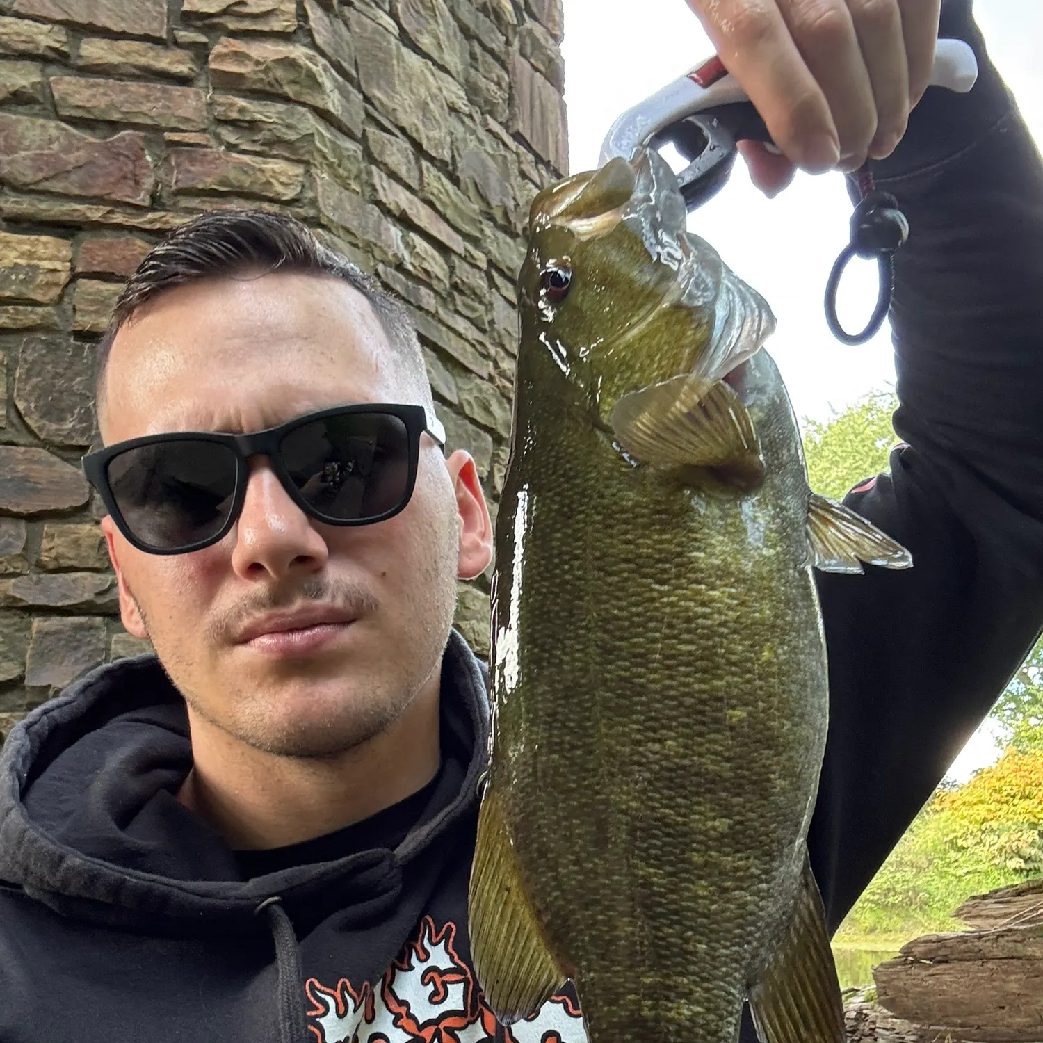 Smallmouth bass caught on Fishbrain