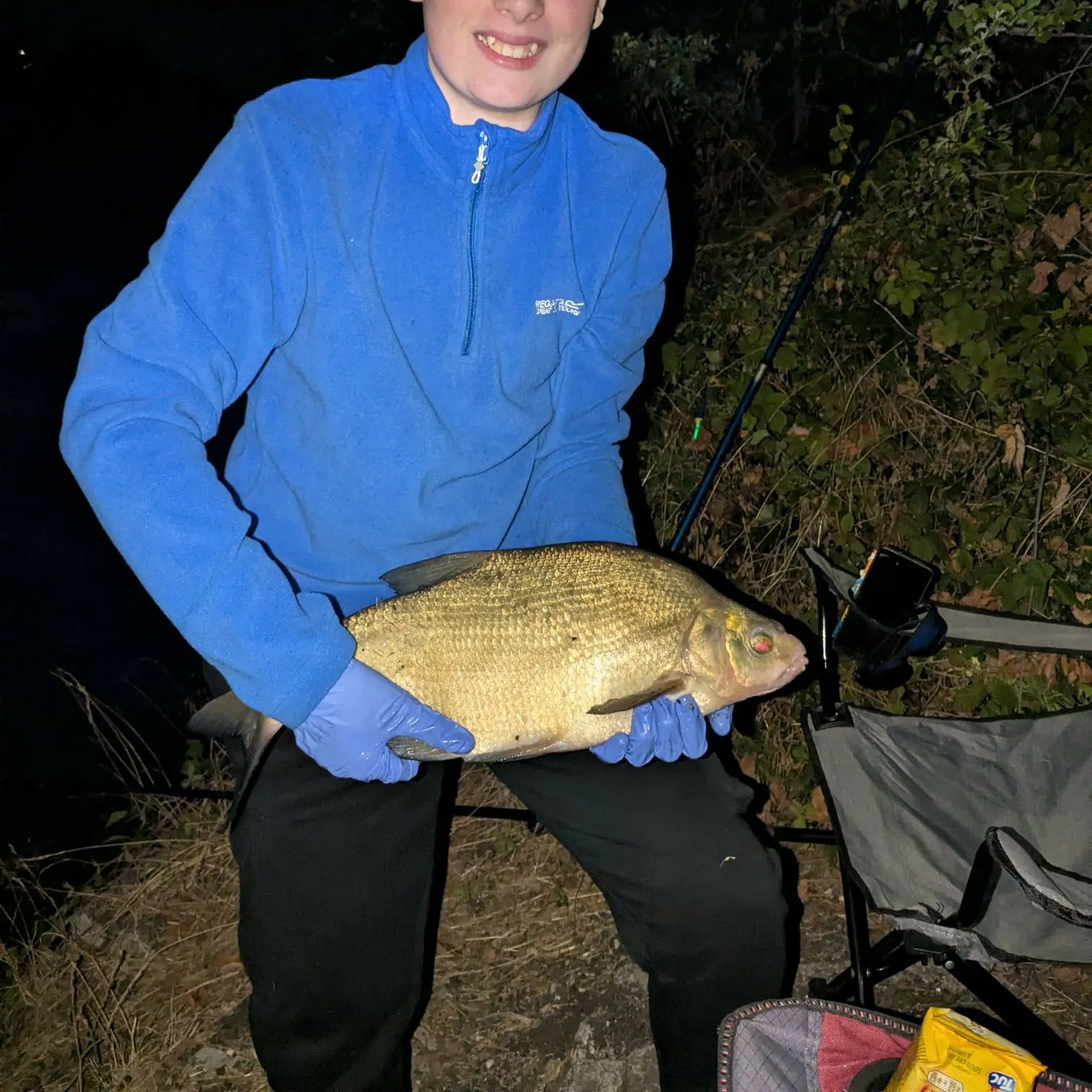 Common bream caught on Fishbrain