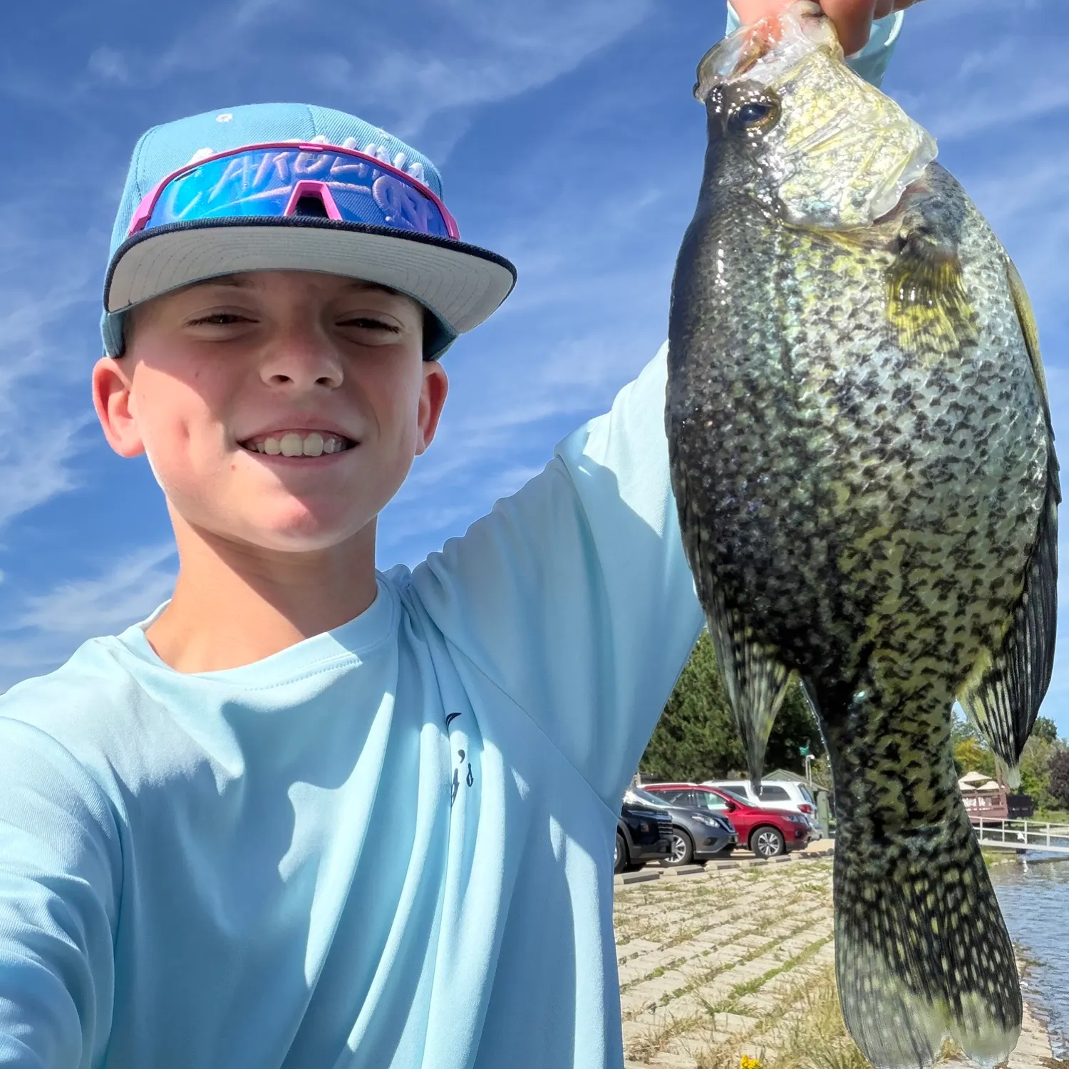 Black crappie caught on Fishbrain
