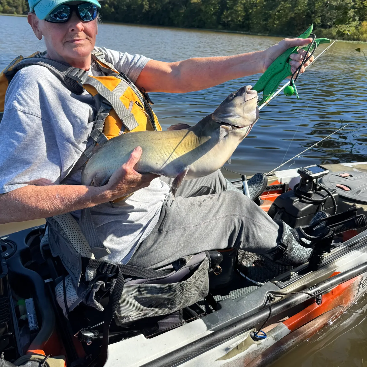 Channel catfish caught on Fishbrain
