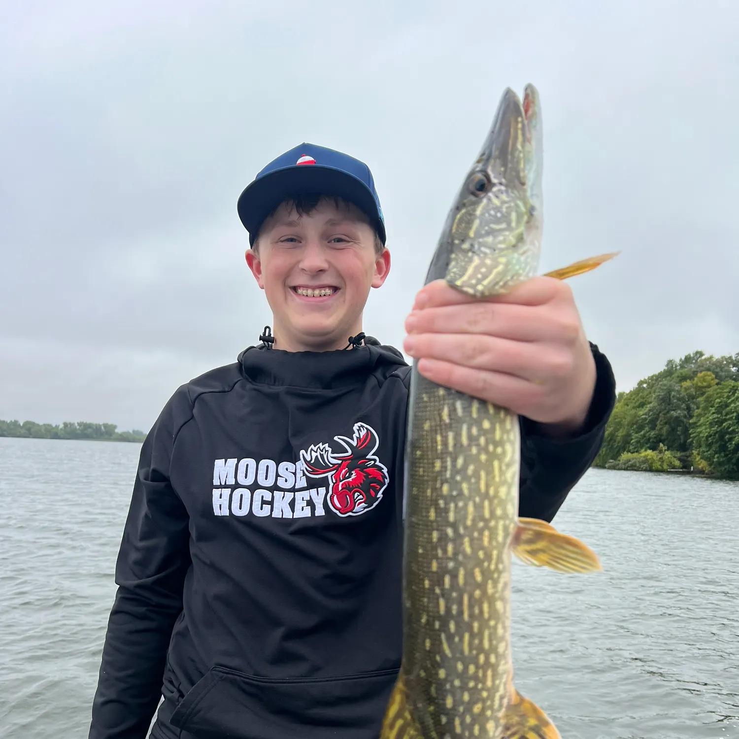 Northern pike caught on Fishbrain