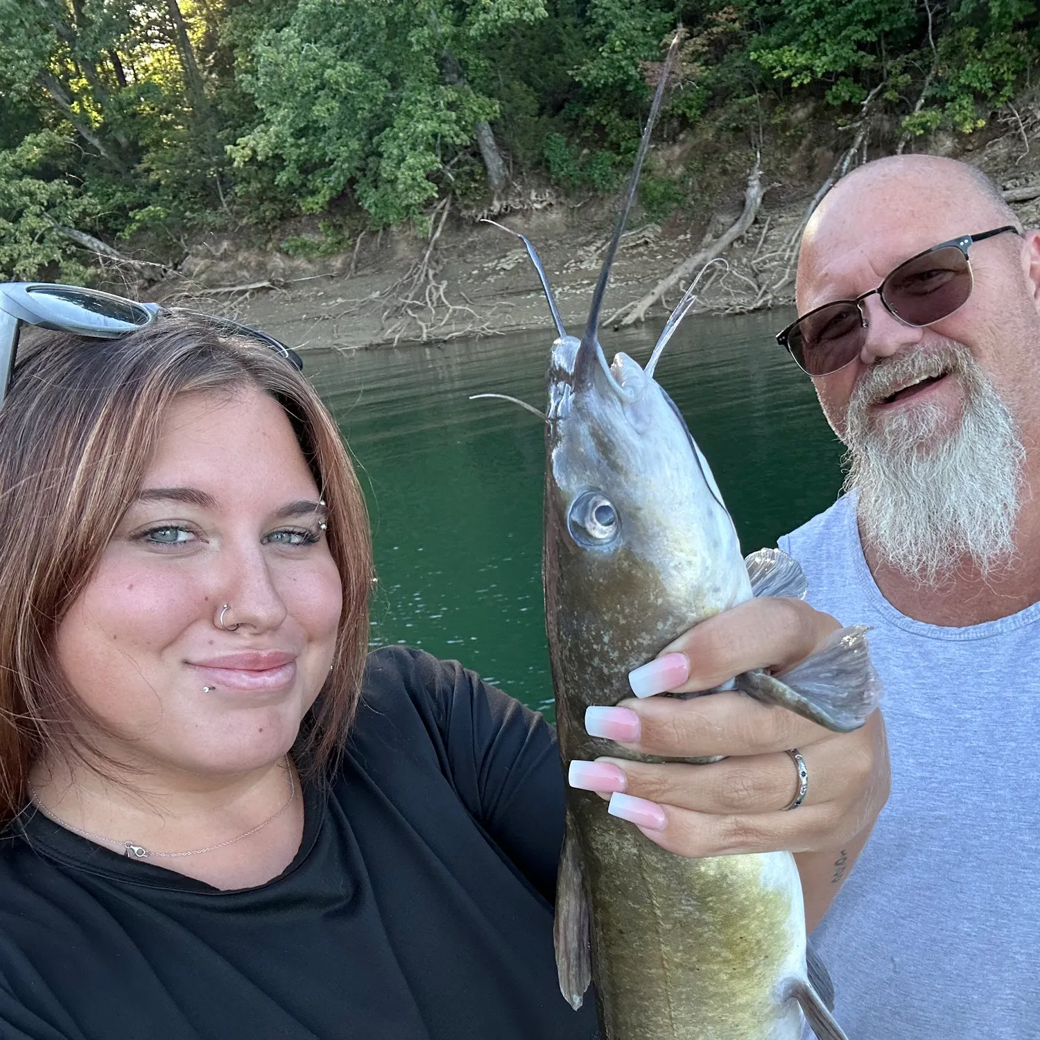 Channel catfish caught on Fishbrain