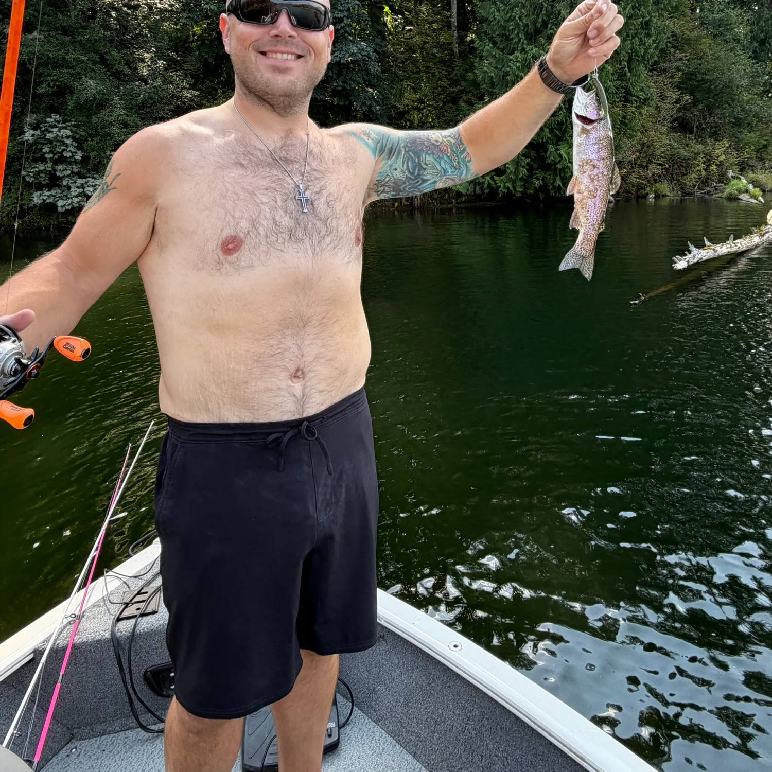 Rainbow trout caught on Fishbrain