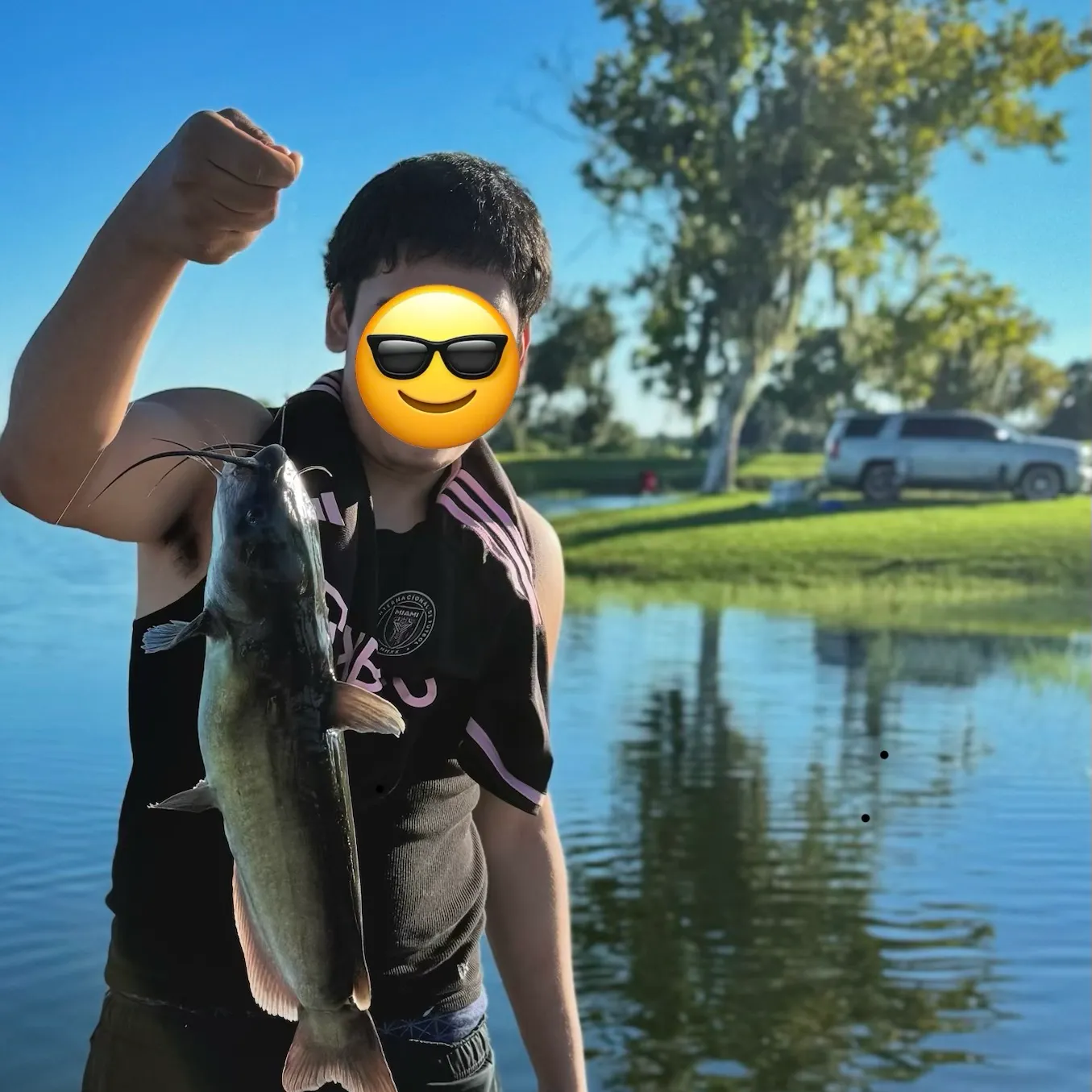 Channel catfish caught on Fishbrain