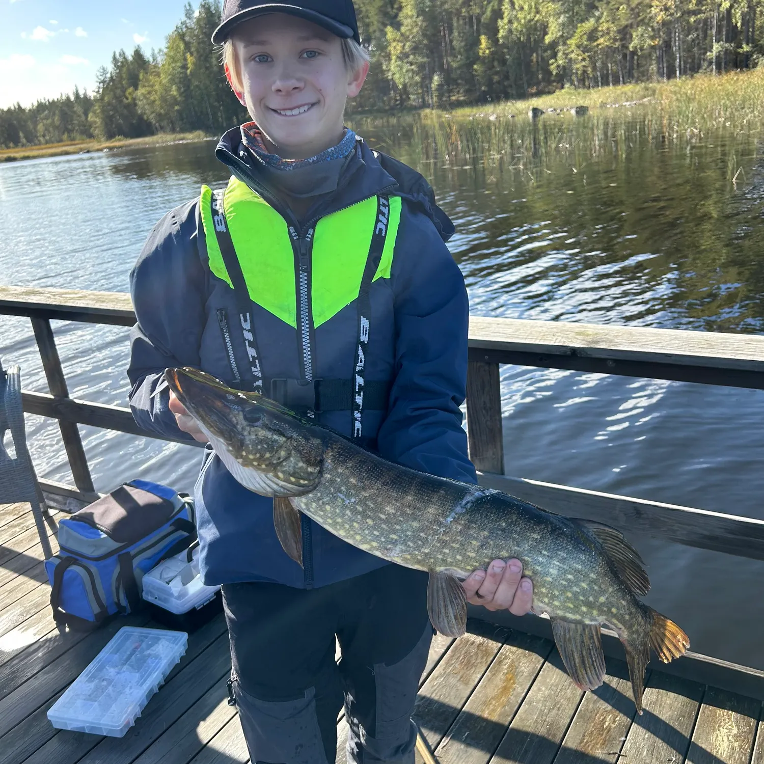 Northern pike caught on Fishbrain