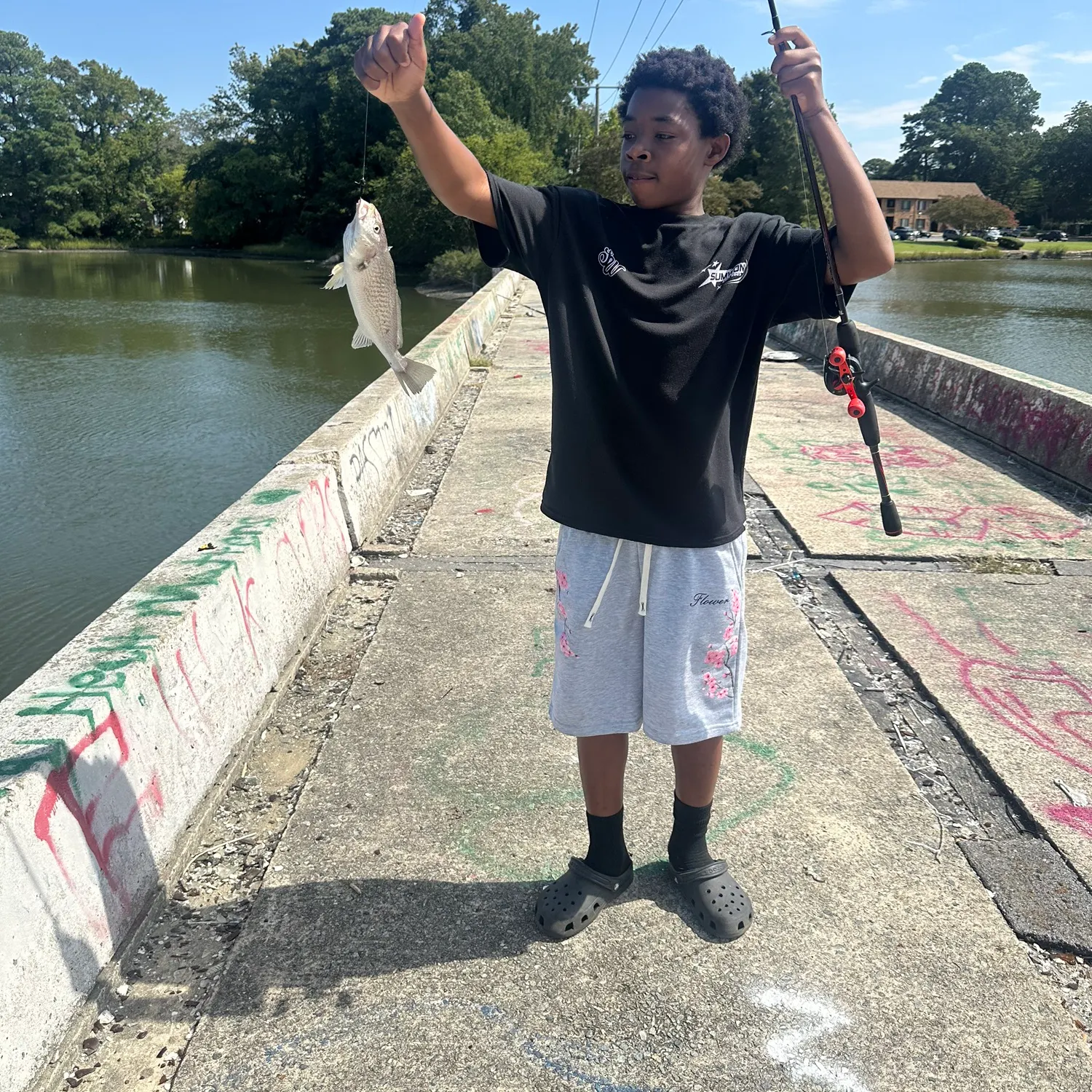 Atlantic croaker caught on Fishbrain