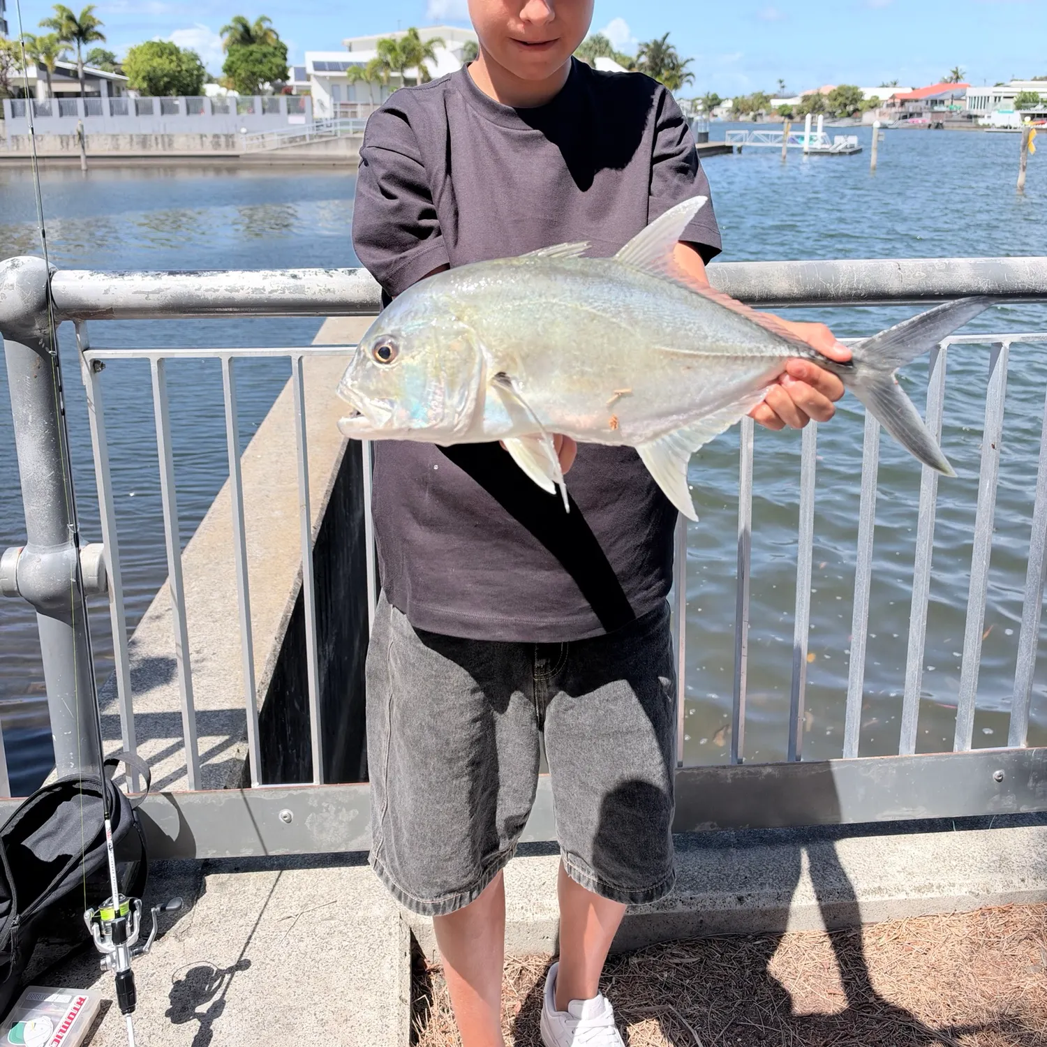 Giant trevally caught on Fishbrain