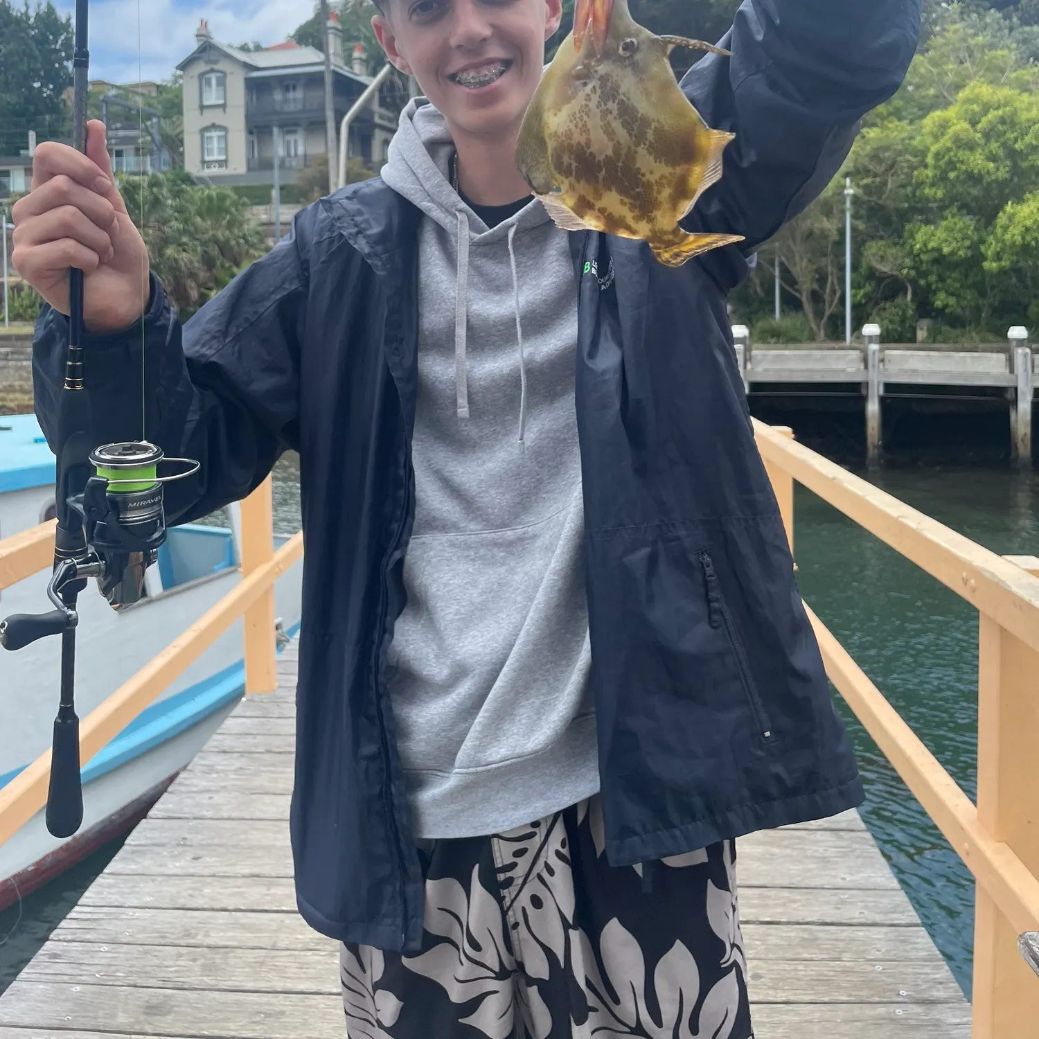 The most recent Large-scaled leatherjacket catches on Fishbrain