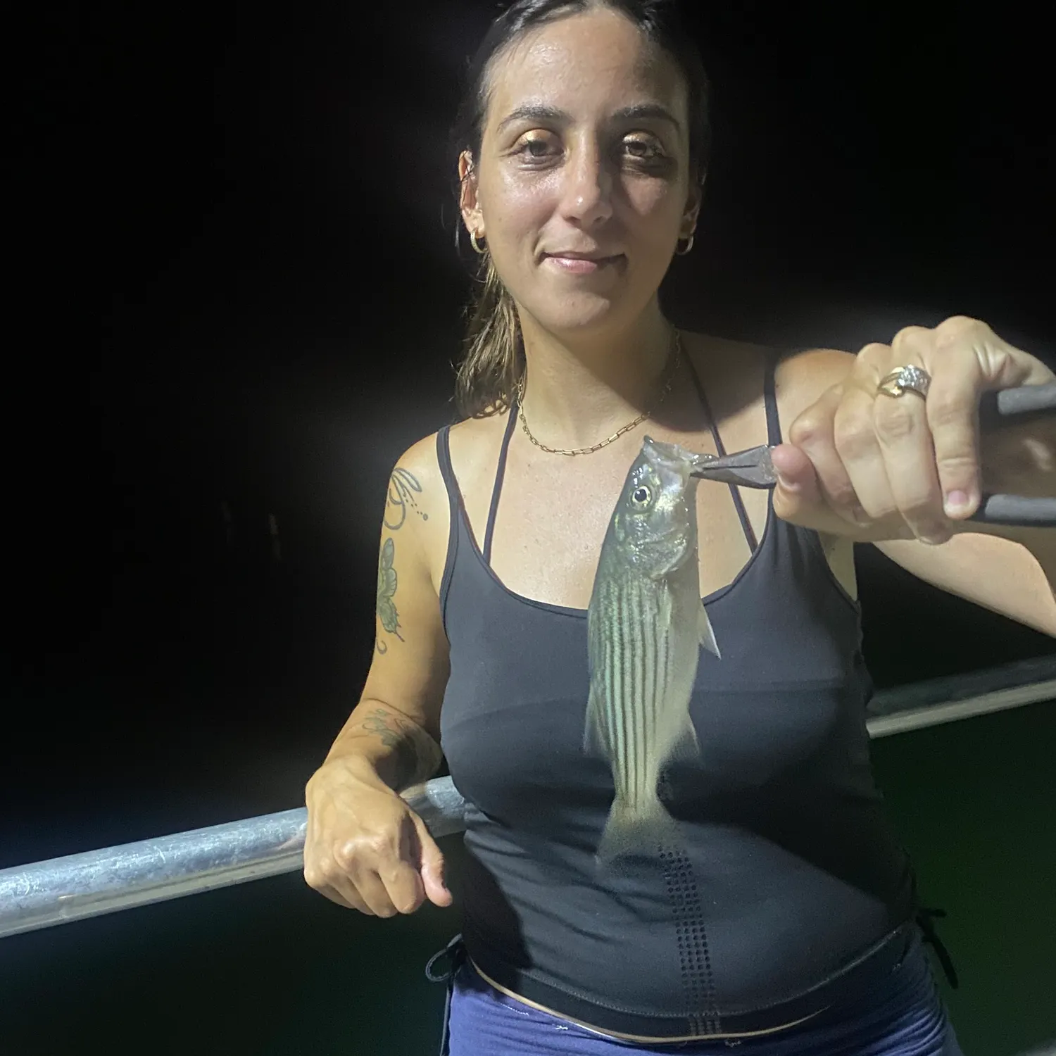 Striped bass caught on Fishbrain