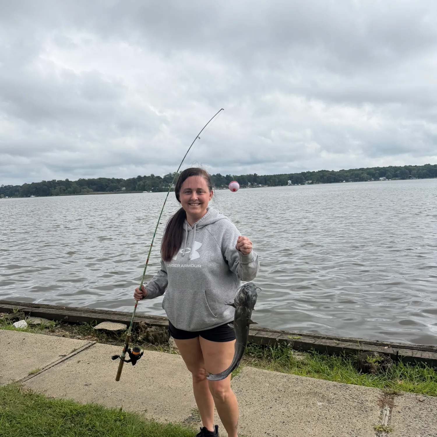 Blue catfish caught on Fishbrain