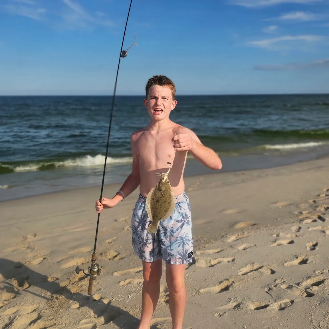 Summer flounder caught on Fishbrain
