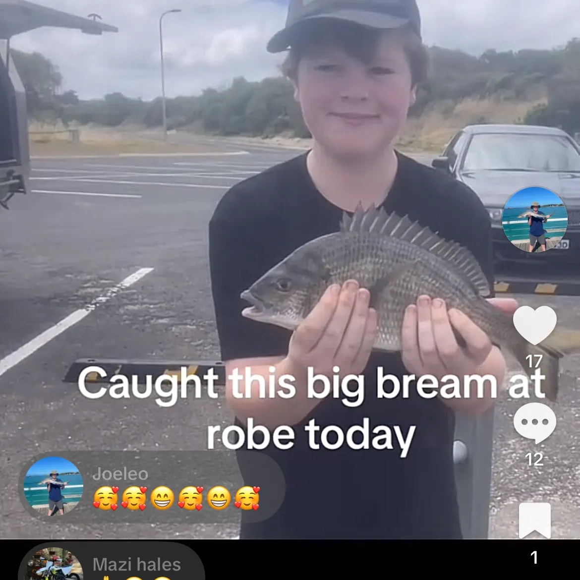 recently logged catches