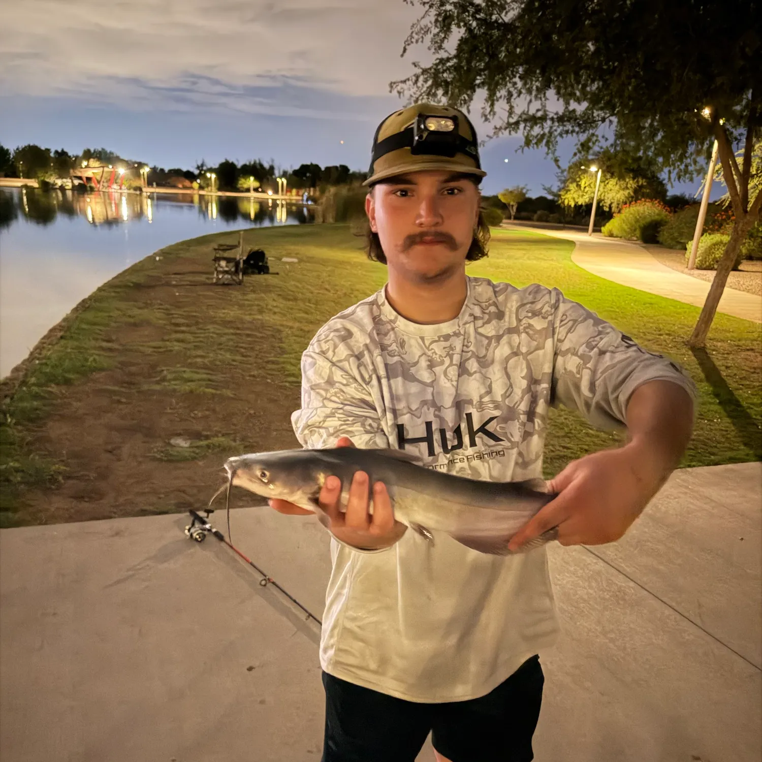 Channel catfish caught on Fishbrain