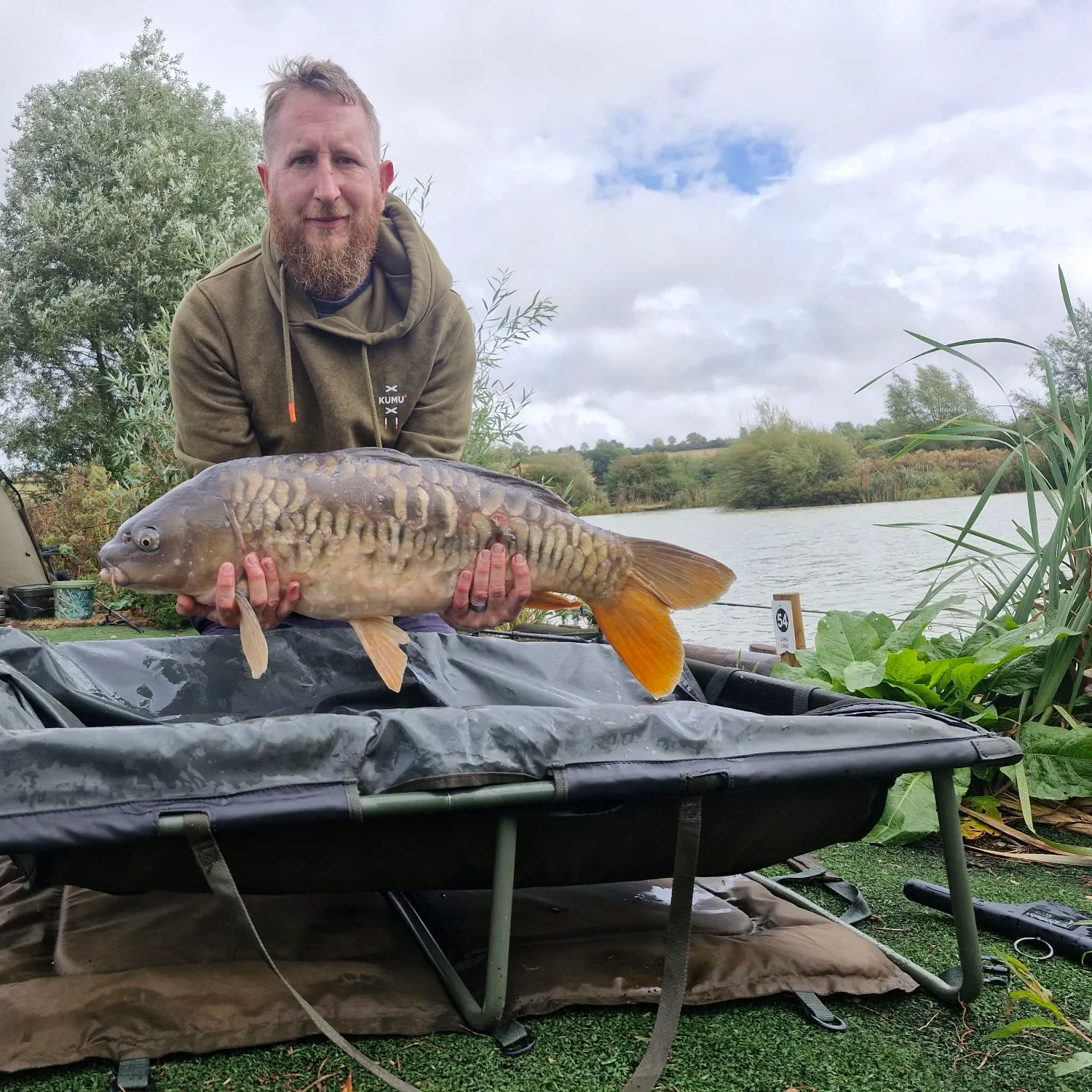 Mirror carp caught on Fishbrain