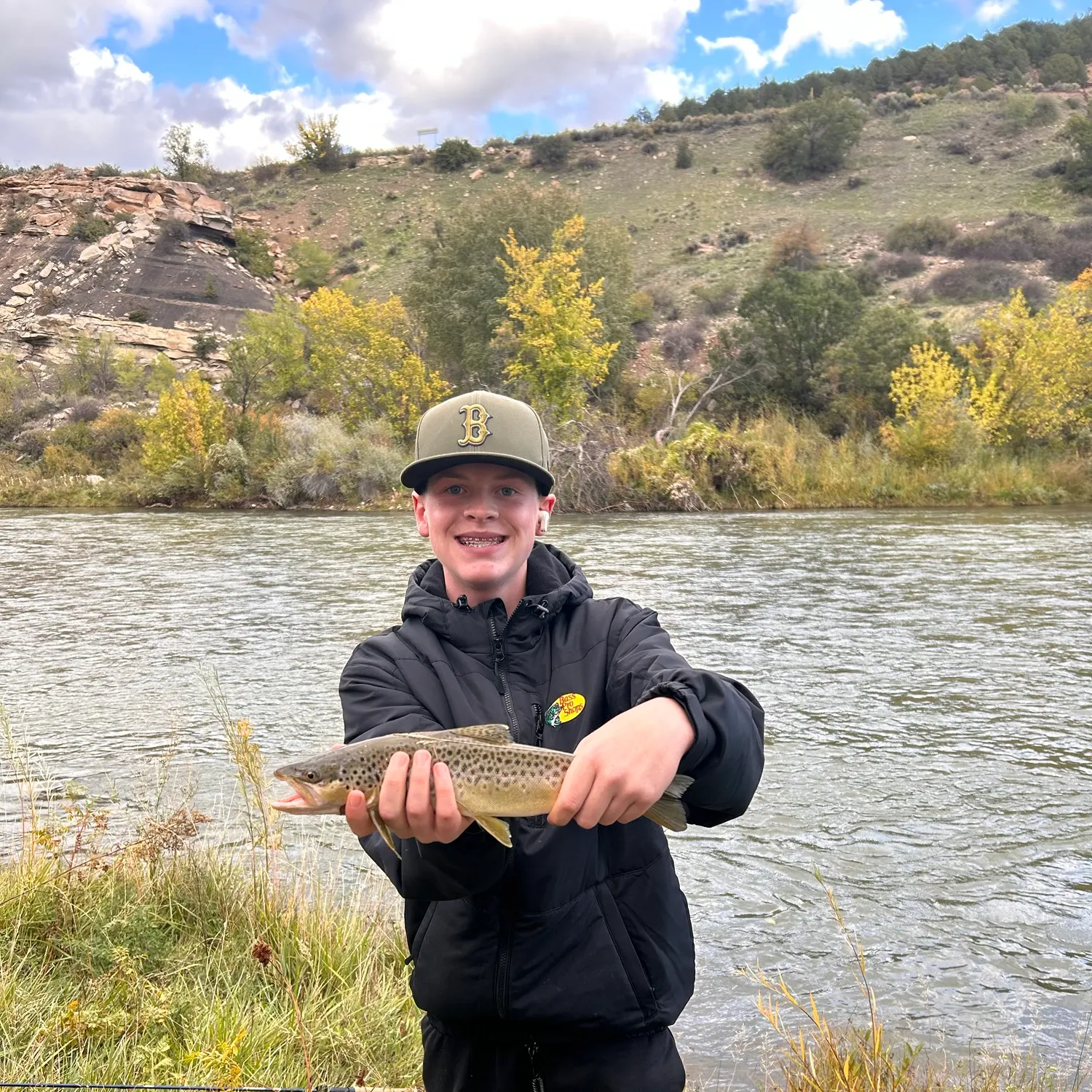 Brown trout caught on Fishbrain