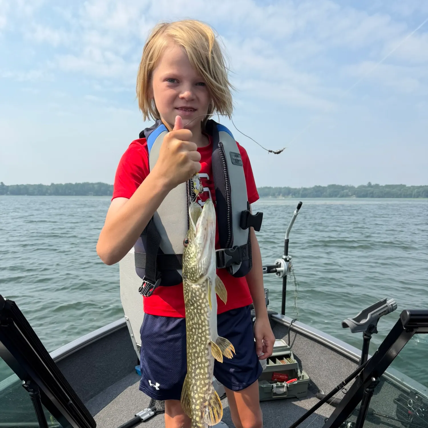 Northern pike caught on Fishbrain