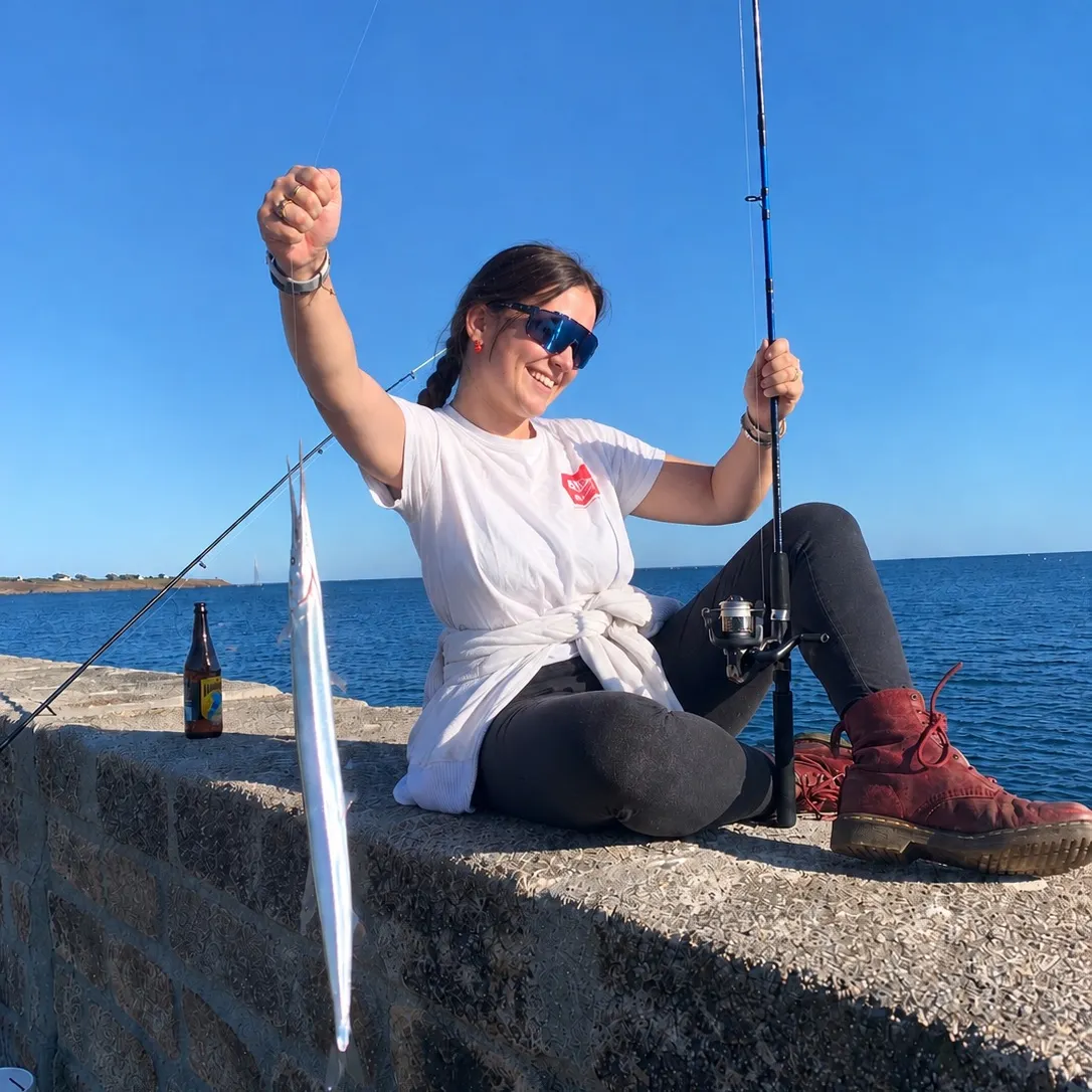 European garfish caught on Fishbrain
