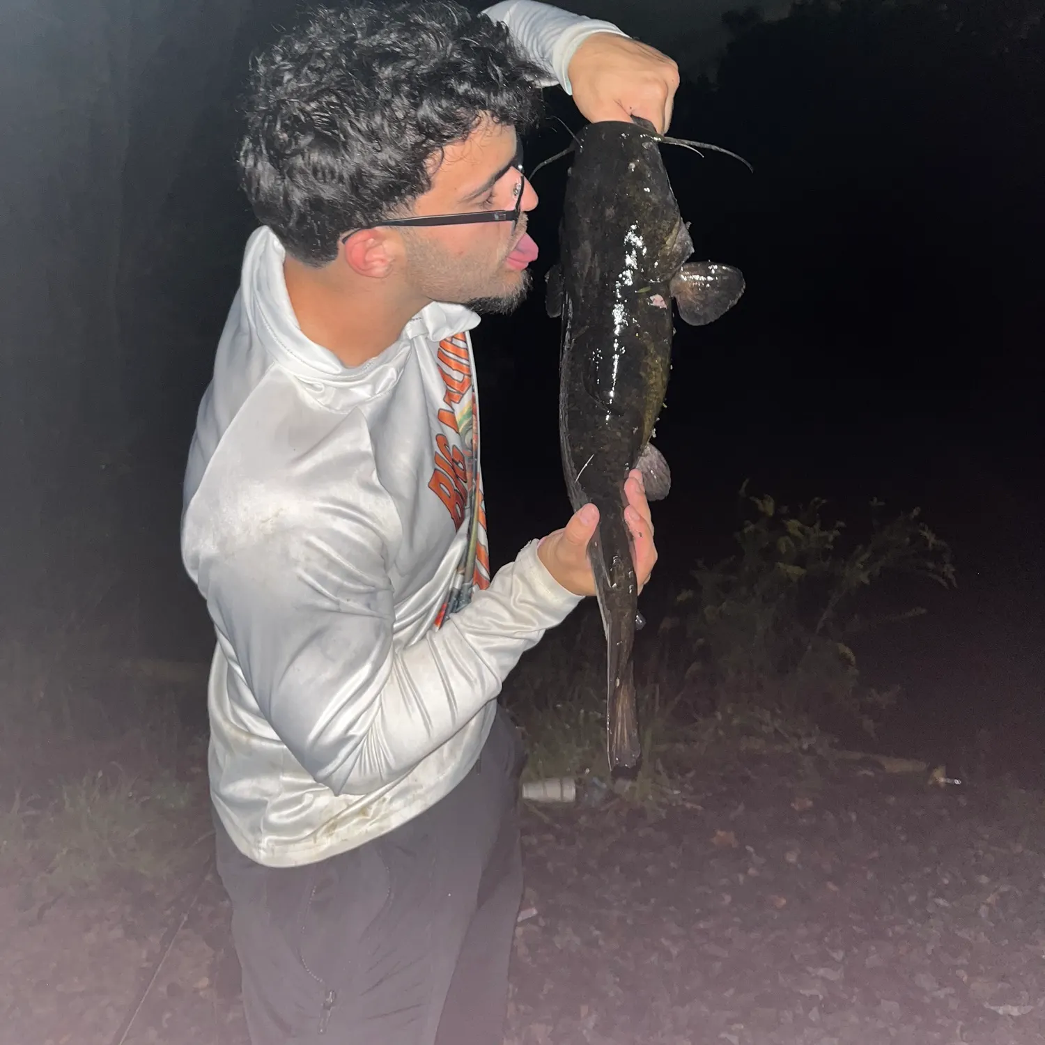 Flathead catfish caught on Fishbrain