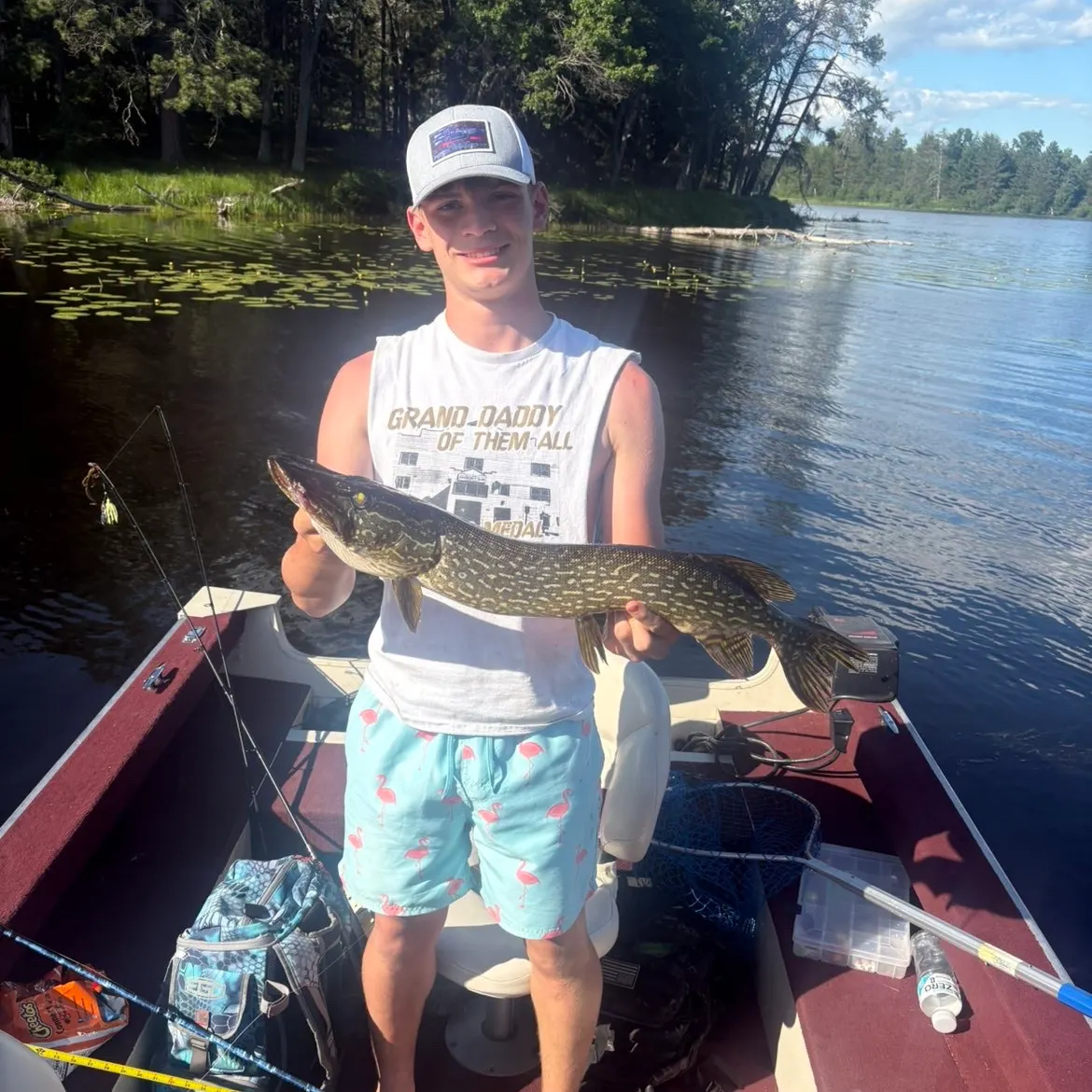 The most recent Northern pike catches on Fishbrain