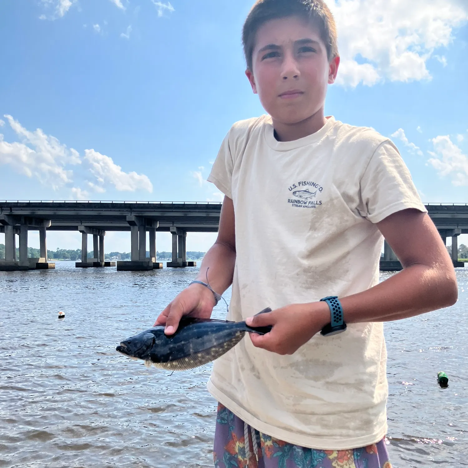 Summer flounder caught on Fishbrain