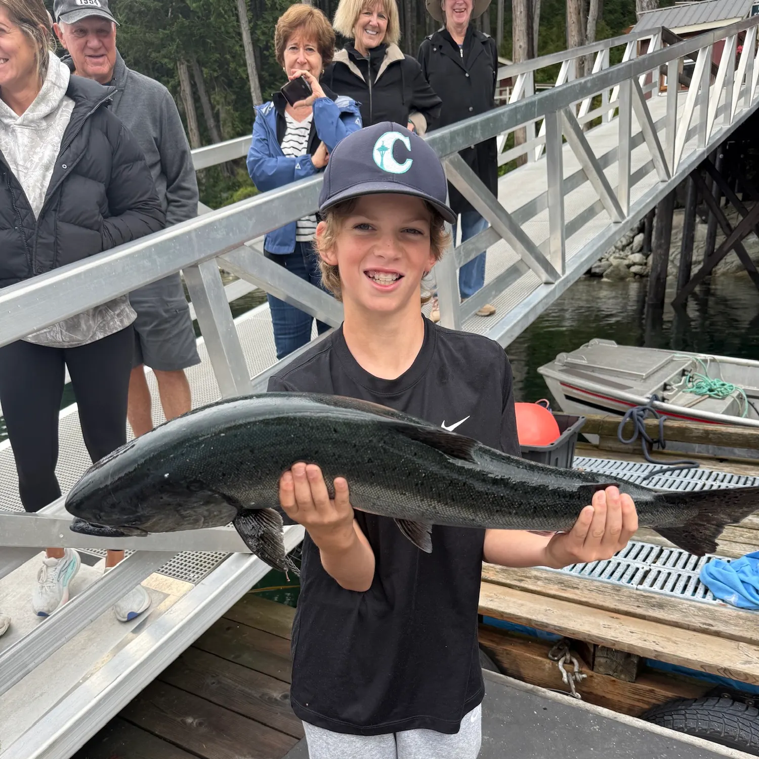 Chinook salmon caught on Fishbrain