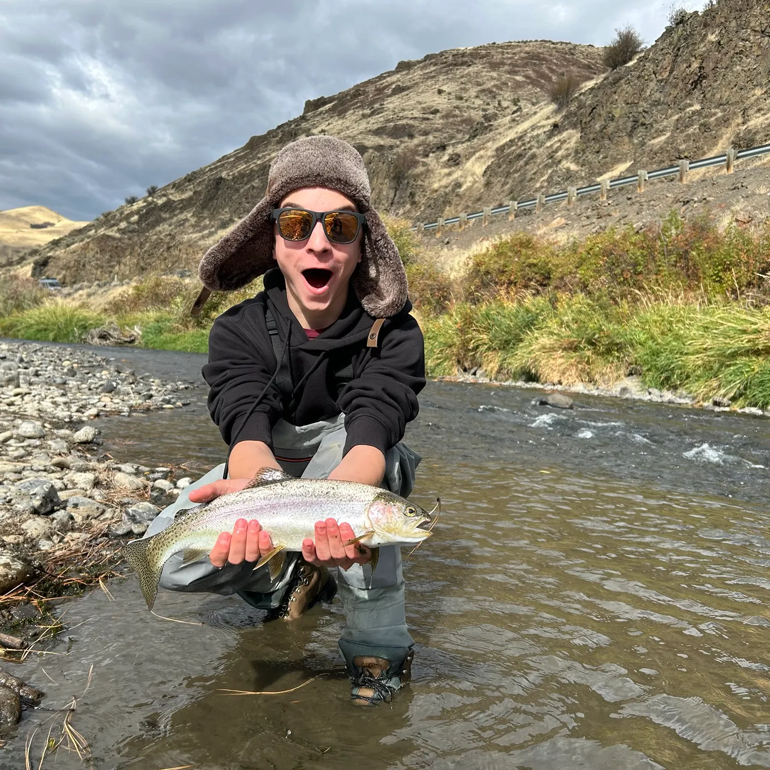 Rainbow trout caught on Fishbrain