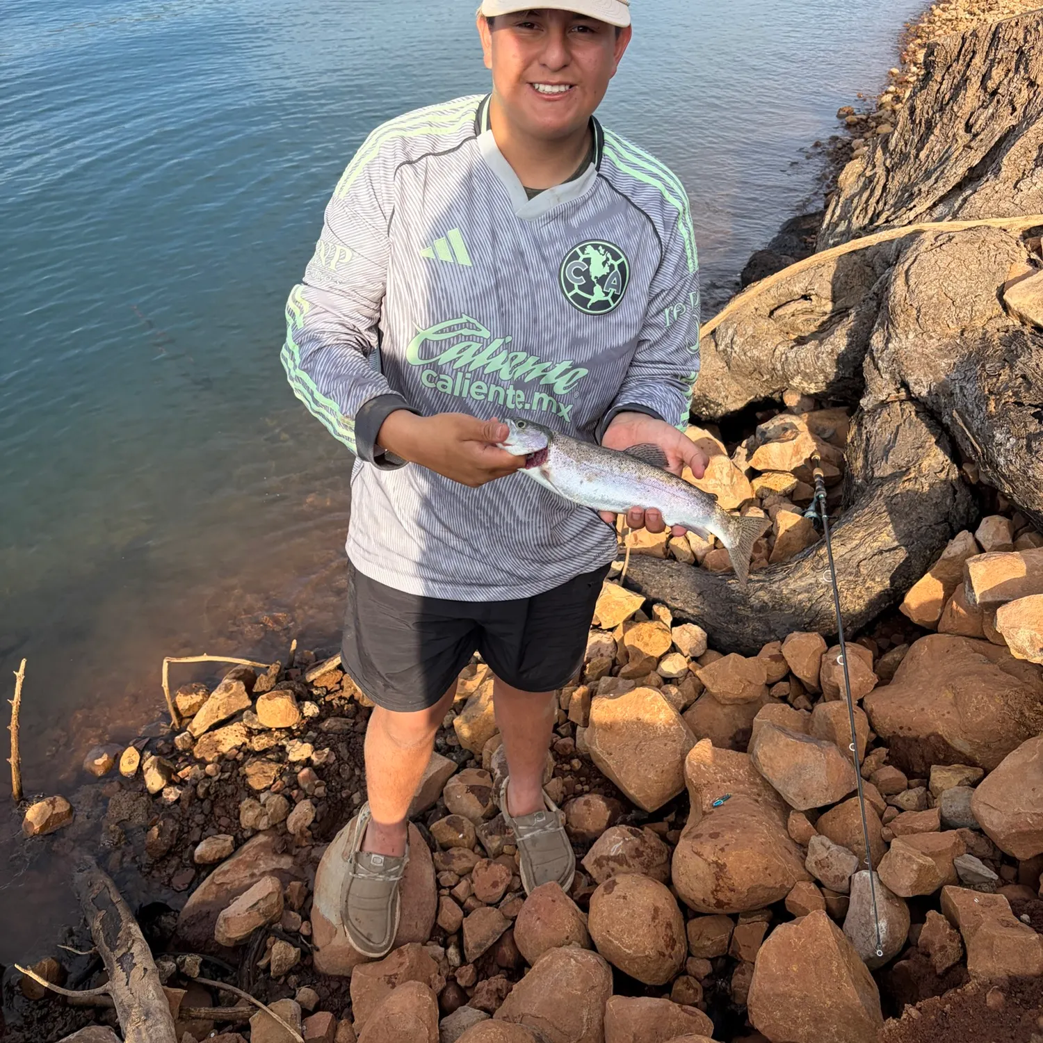 Rainbow trout caught on Fishbrain