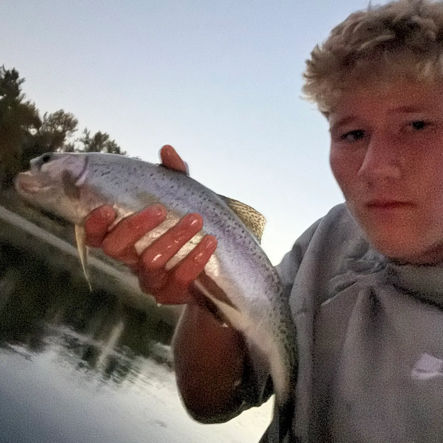 Rainbow trout caught on Fishbrain