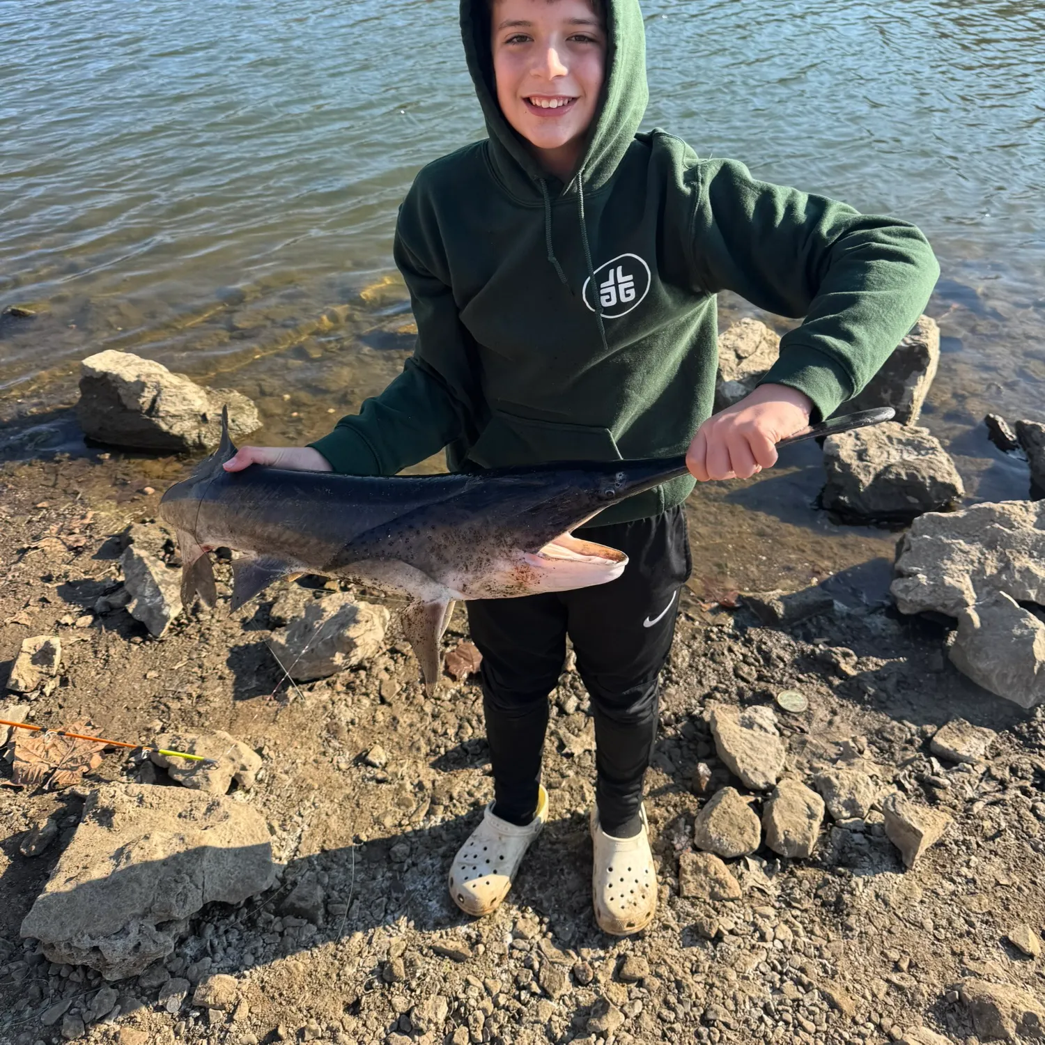The most recent Paddlefish catches on Fishbrain