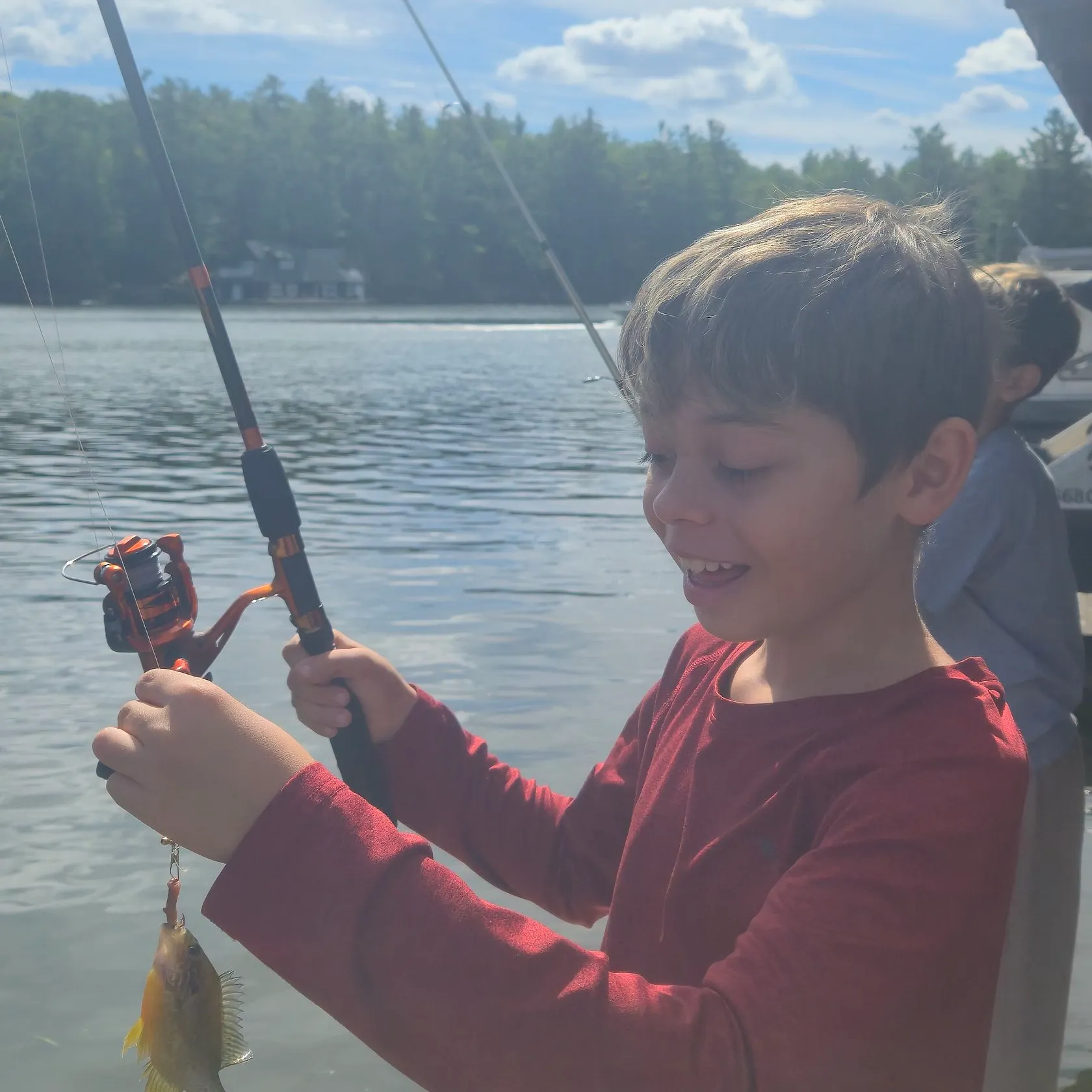 Pumpkinseed caught on Fishbrain