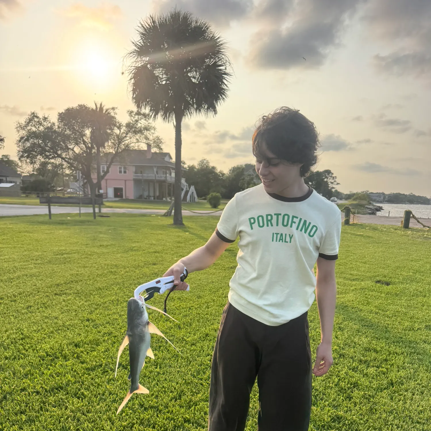 Gafftopsail sea catfish caught on Fishbrain