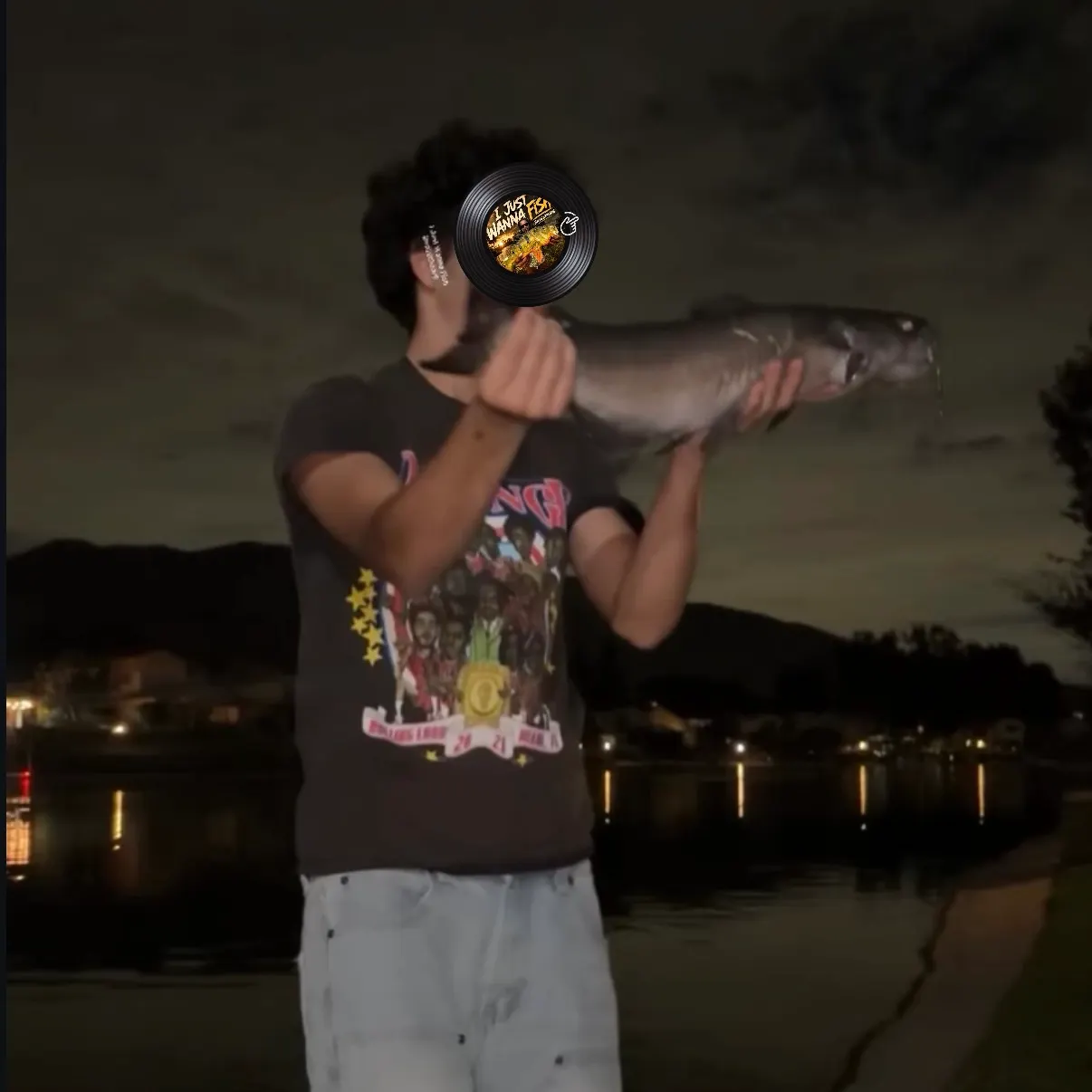 Channel catfish caught on Fishbrain