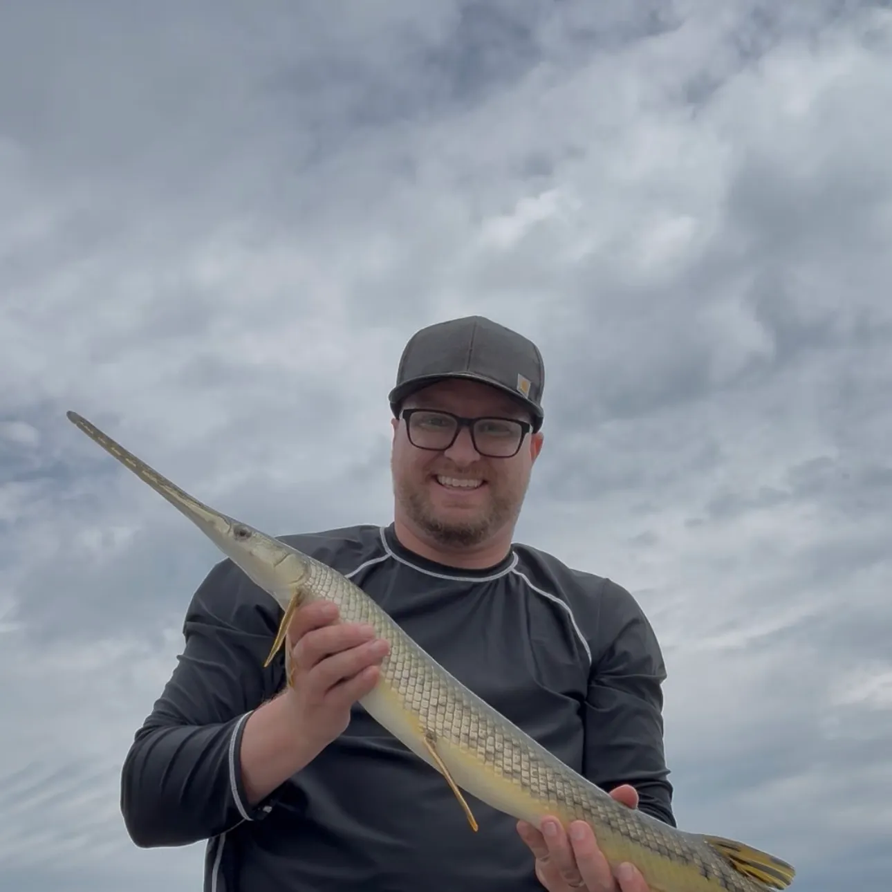 Longnose gar caught on Fishbrain