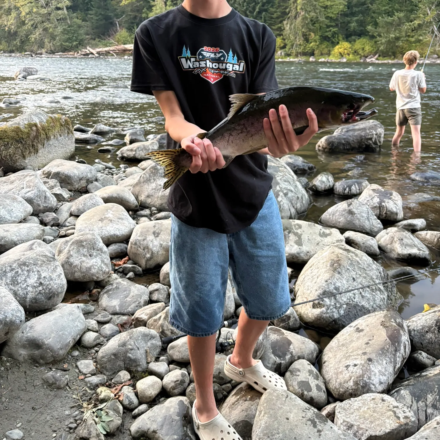 Pink salmon caught on Fishbrain
