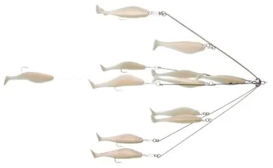 New England 6-Arm Shad Umbrella Rig