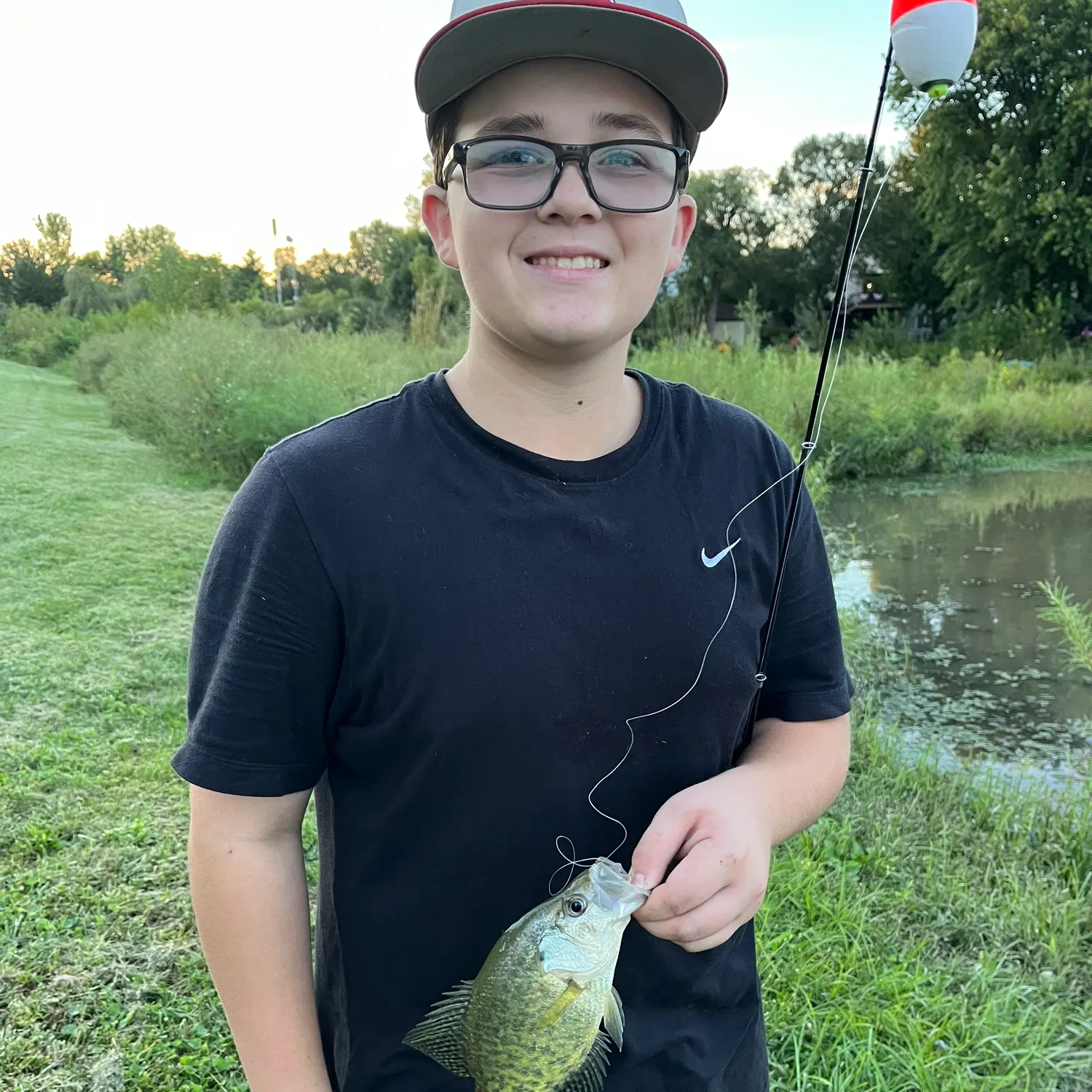 Black crappie caught on Fishbrain