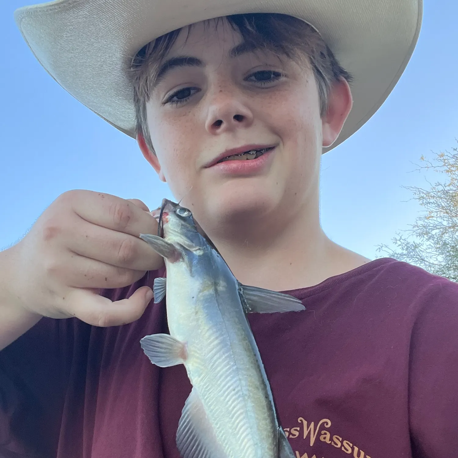 Channel catfish caught on Fishbrain