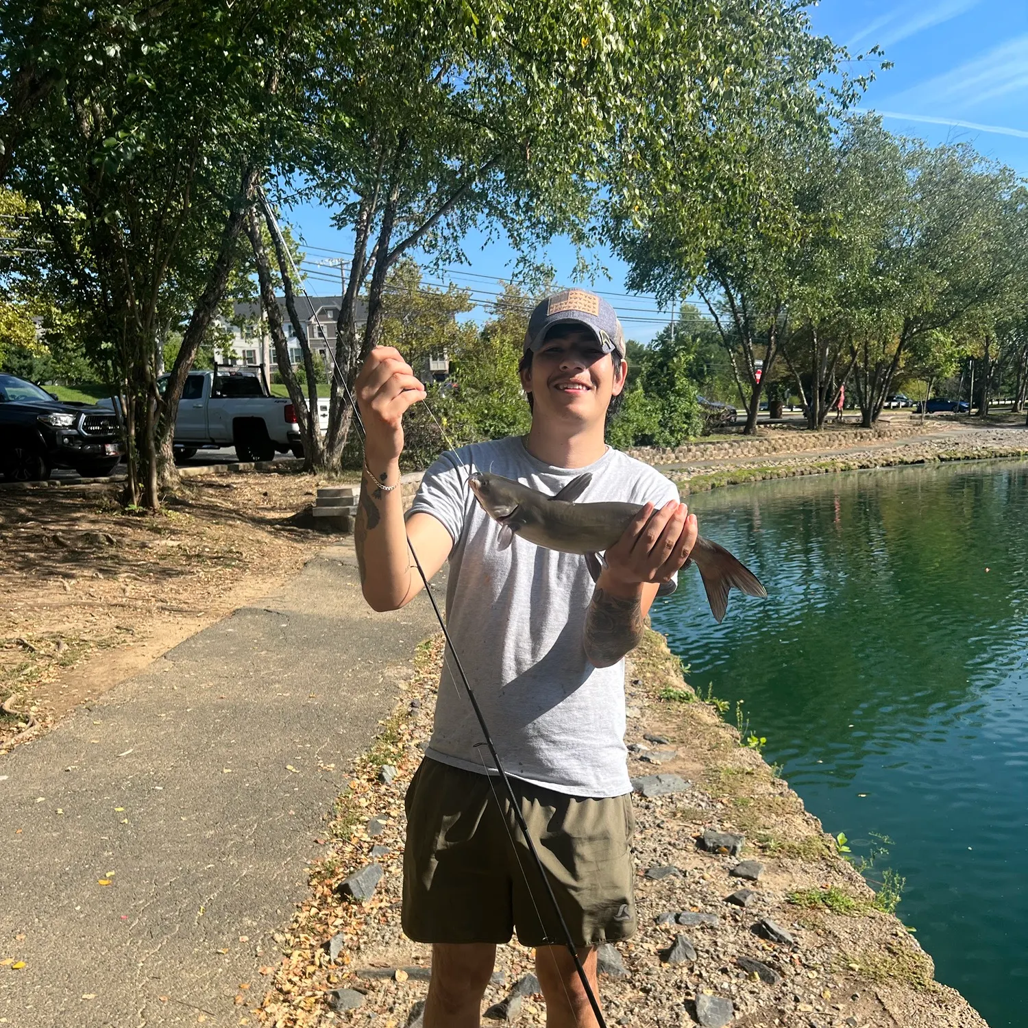 Channel catfish caught on Fishbrain