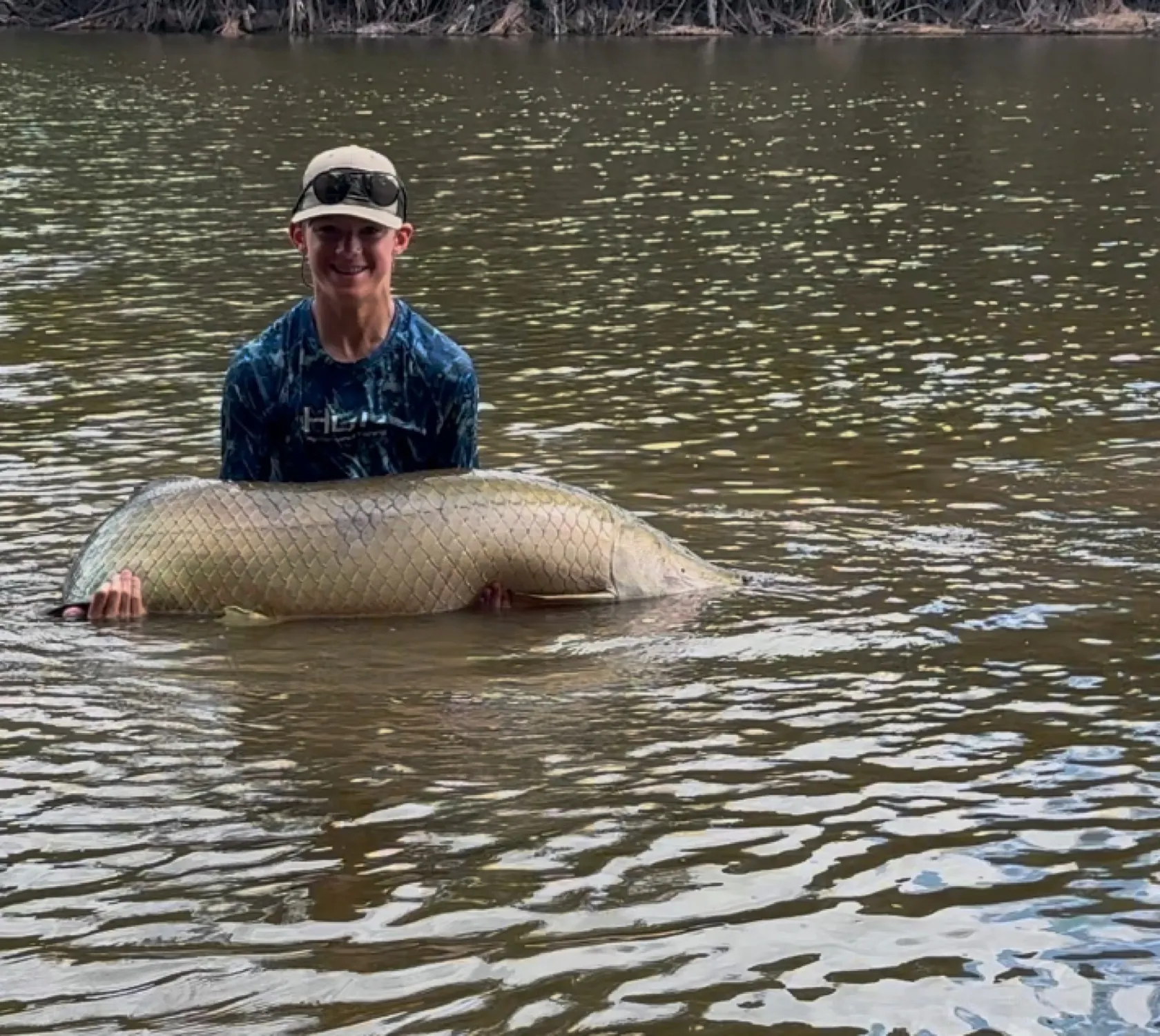 The most popular recent Arapaima catch on Fishbrain