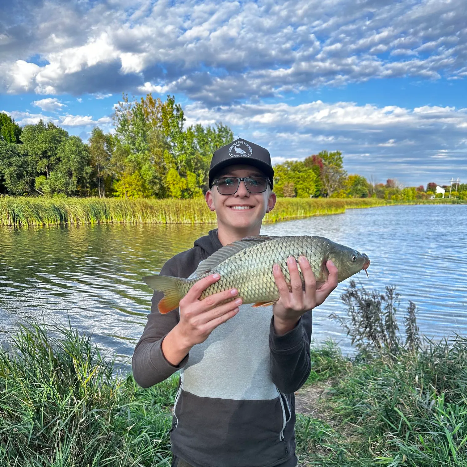 Common carp caught on Fishbrain