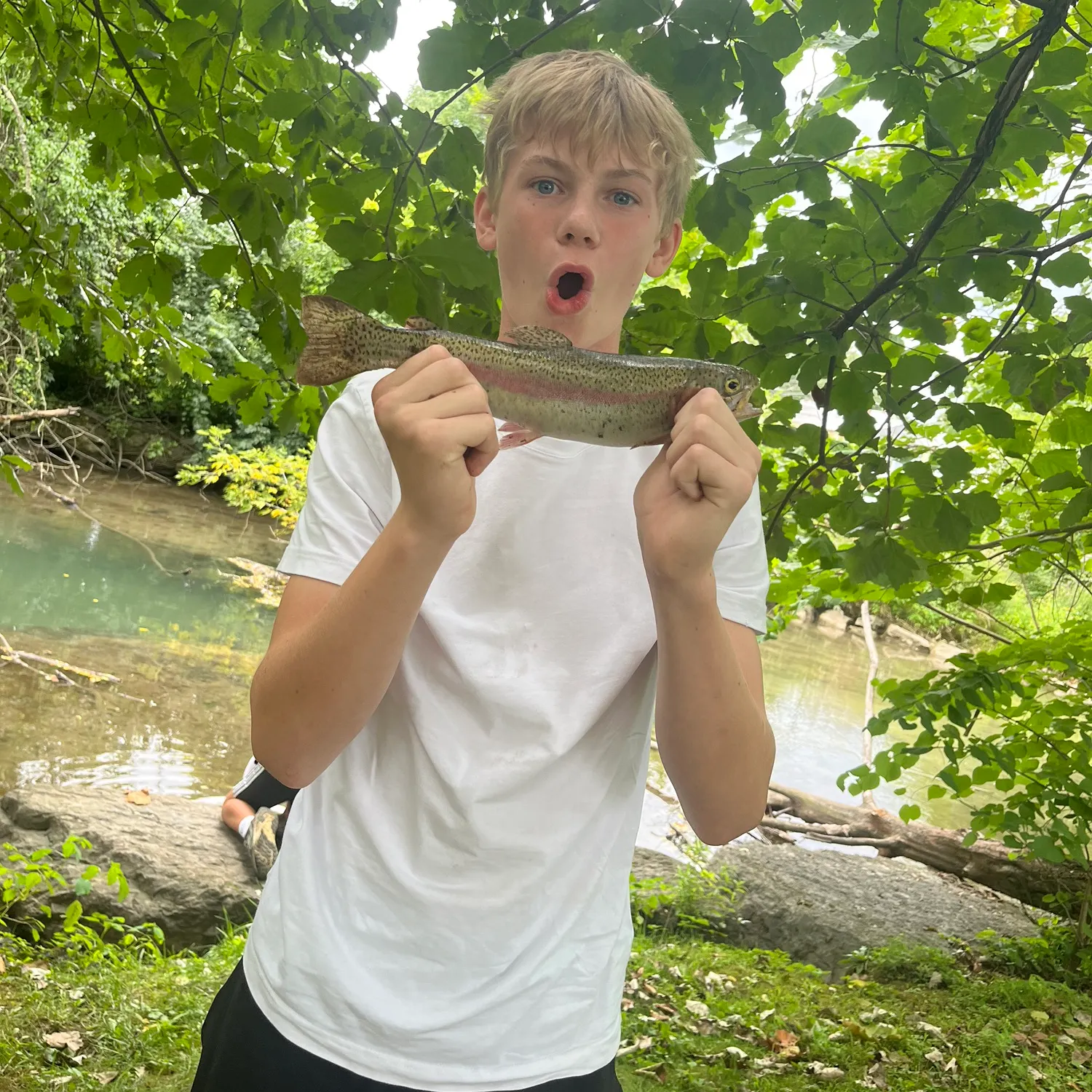 Rainbow trout caught on Fishbrain