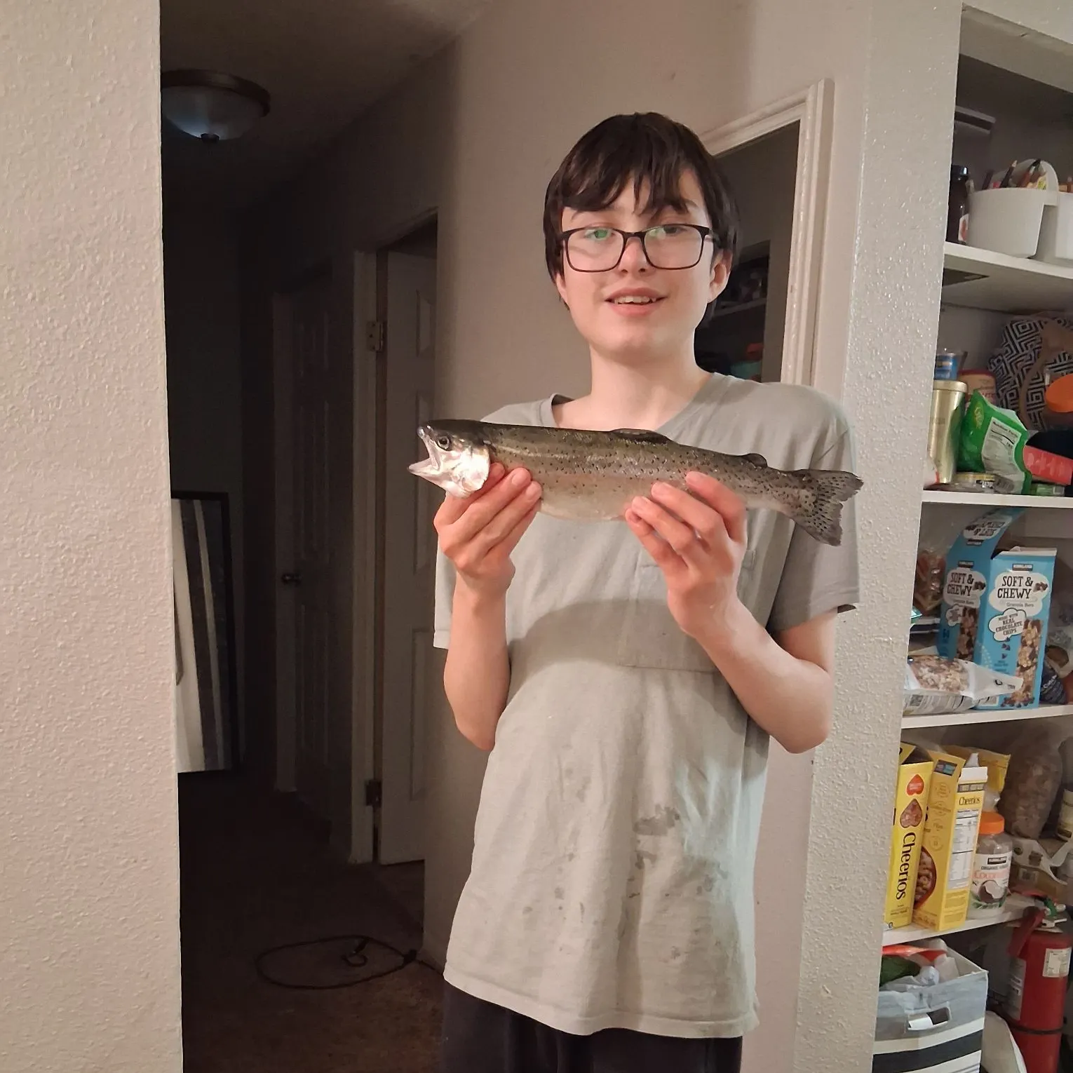Rainbow trout caught on Fishbrain