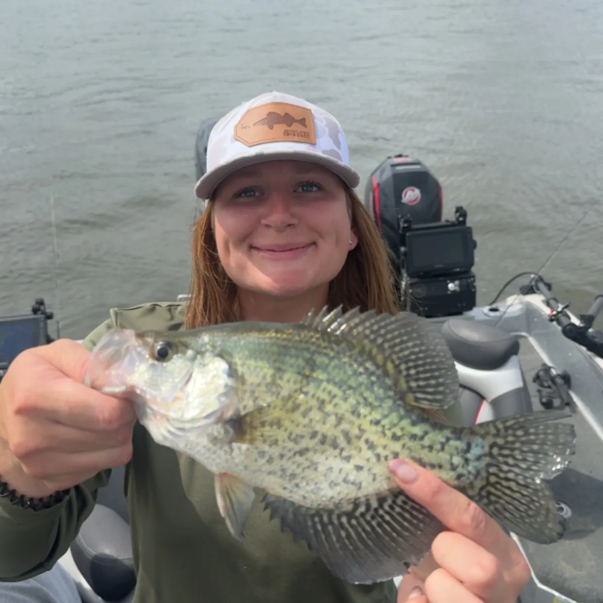 Black crappie caught on Fishbrain