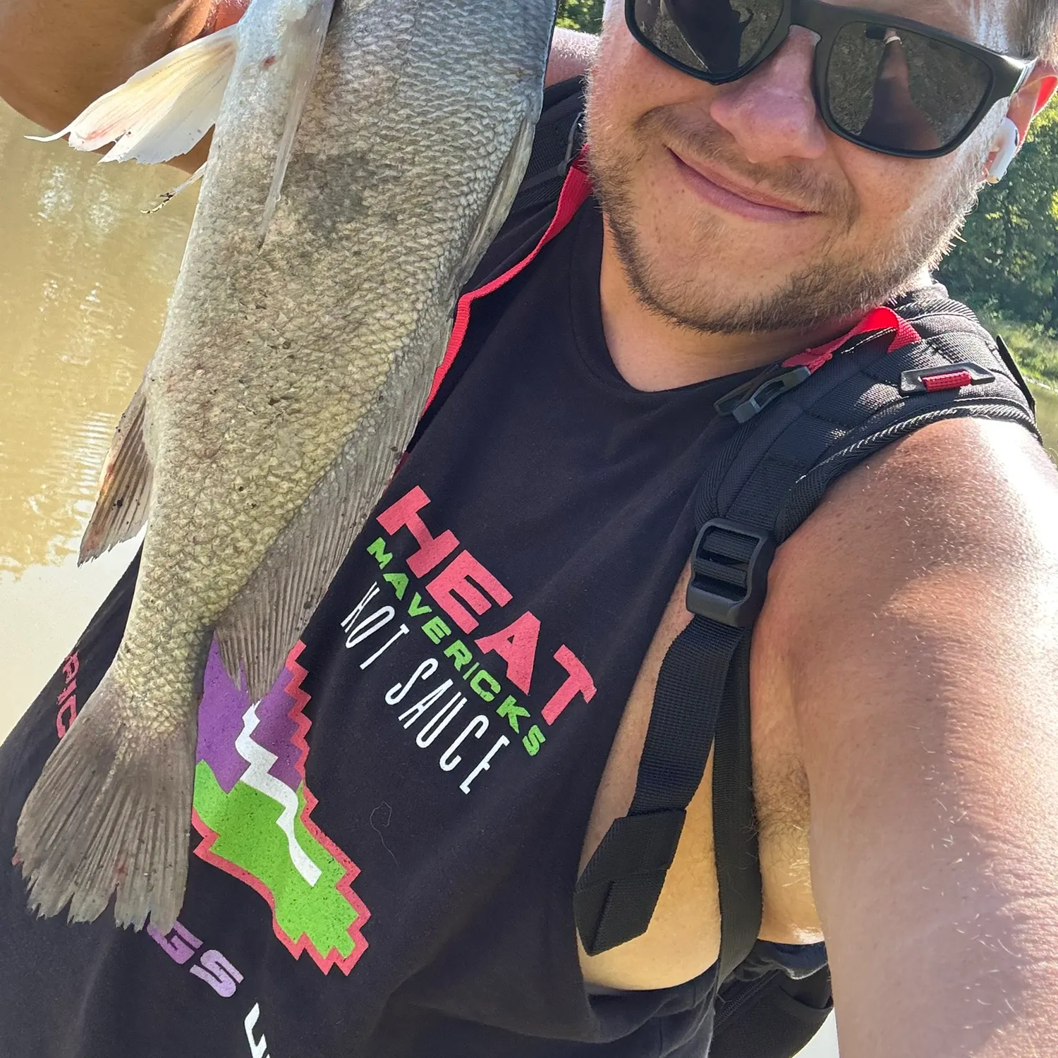 Freshwater drum caught on Fishbrain