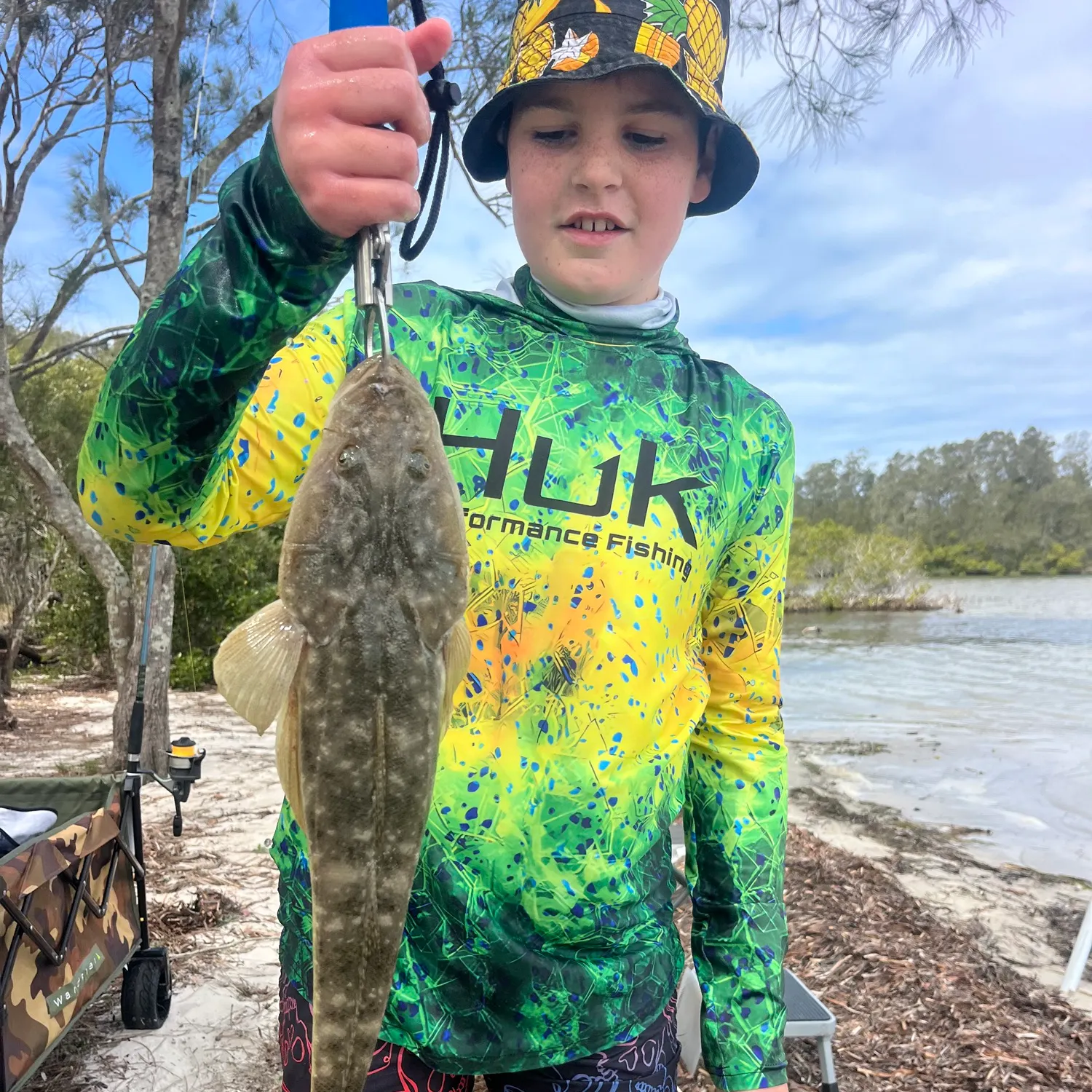 Dusky flathead caught on Fishbrain