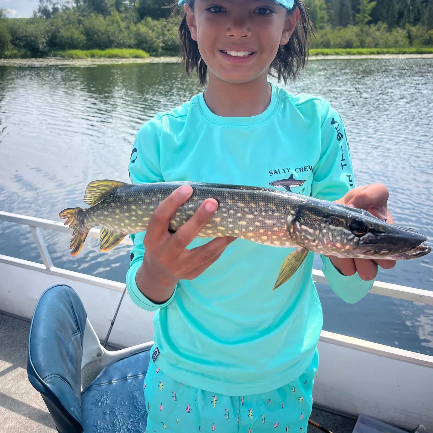 Northern pike caught on Fishbrain