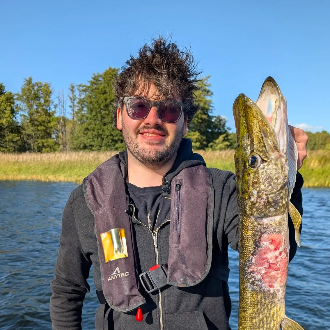 Northern pike caught on Fishbrain