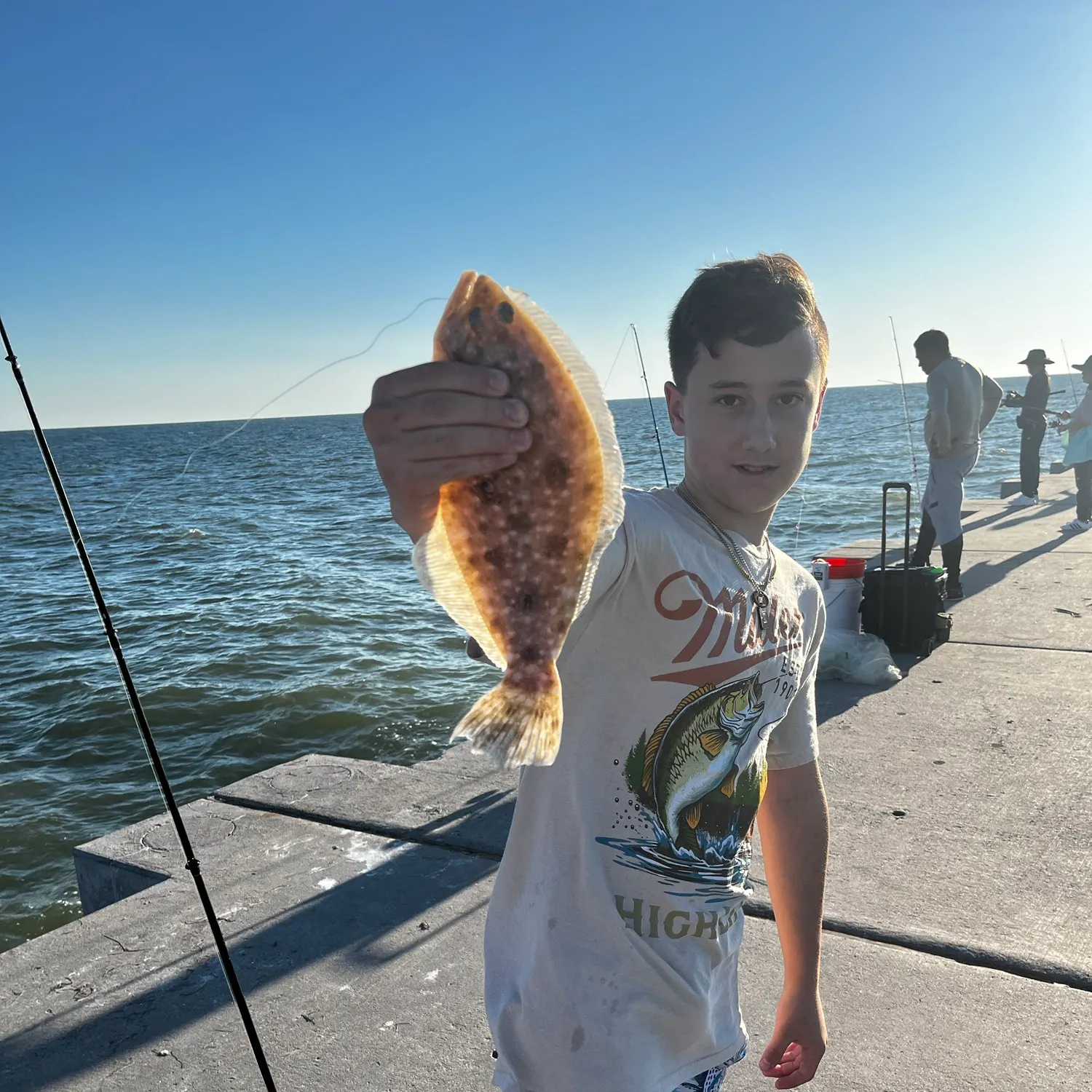 Southern flounder caught on Fishbrain