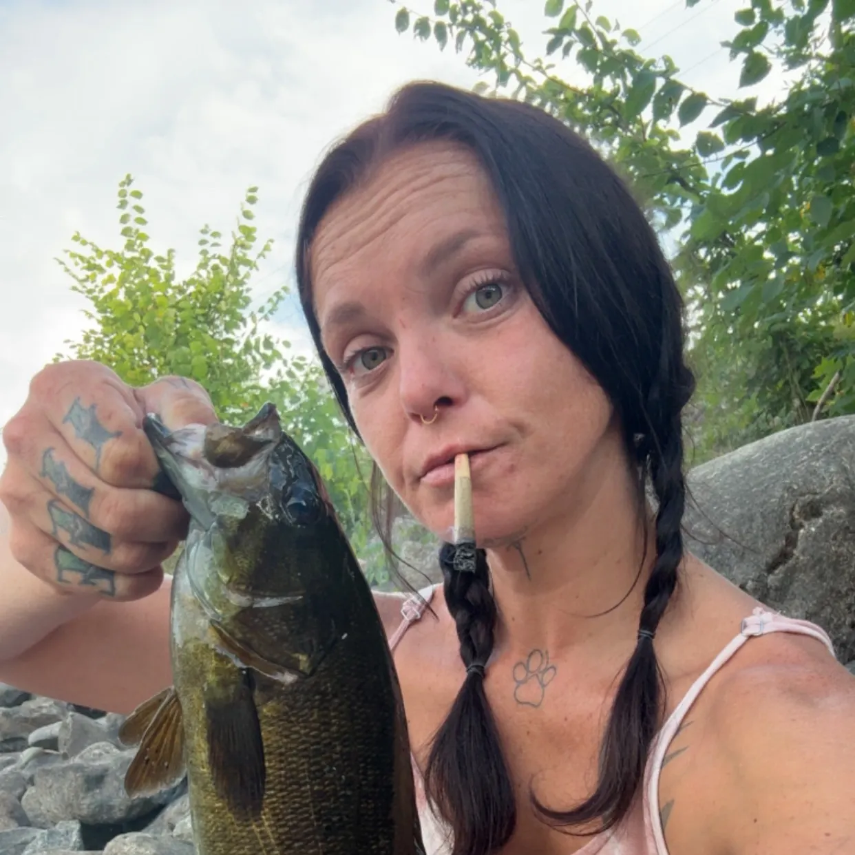 Smallmouth bass caught on Fishbrain